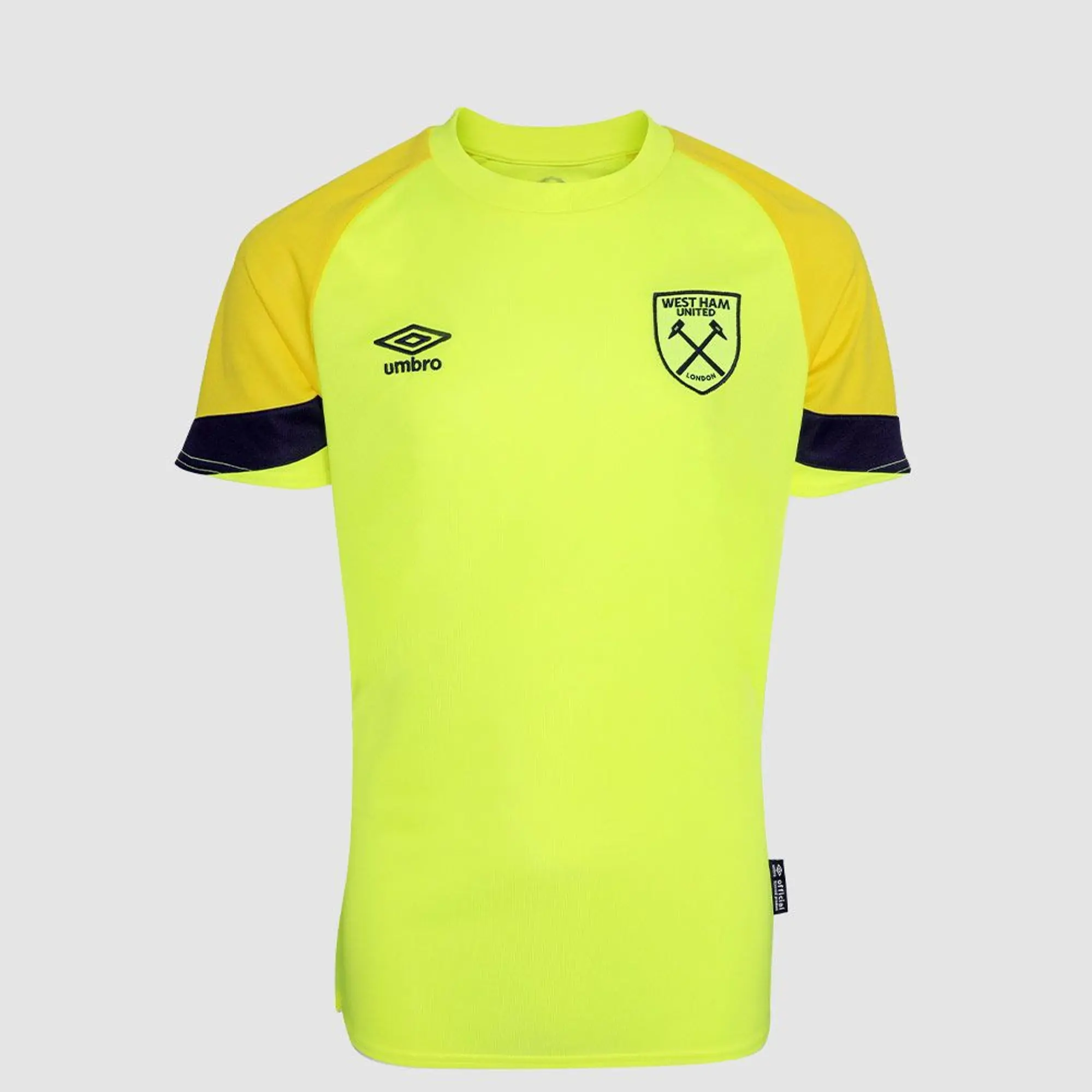 Umbro West Ham United Kids SS Goalkeeper Away Shirt 2023/24