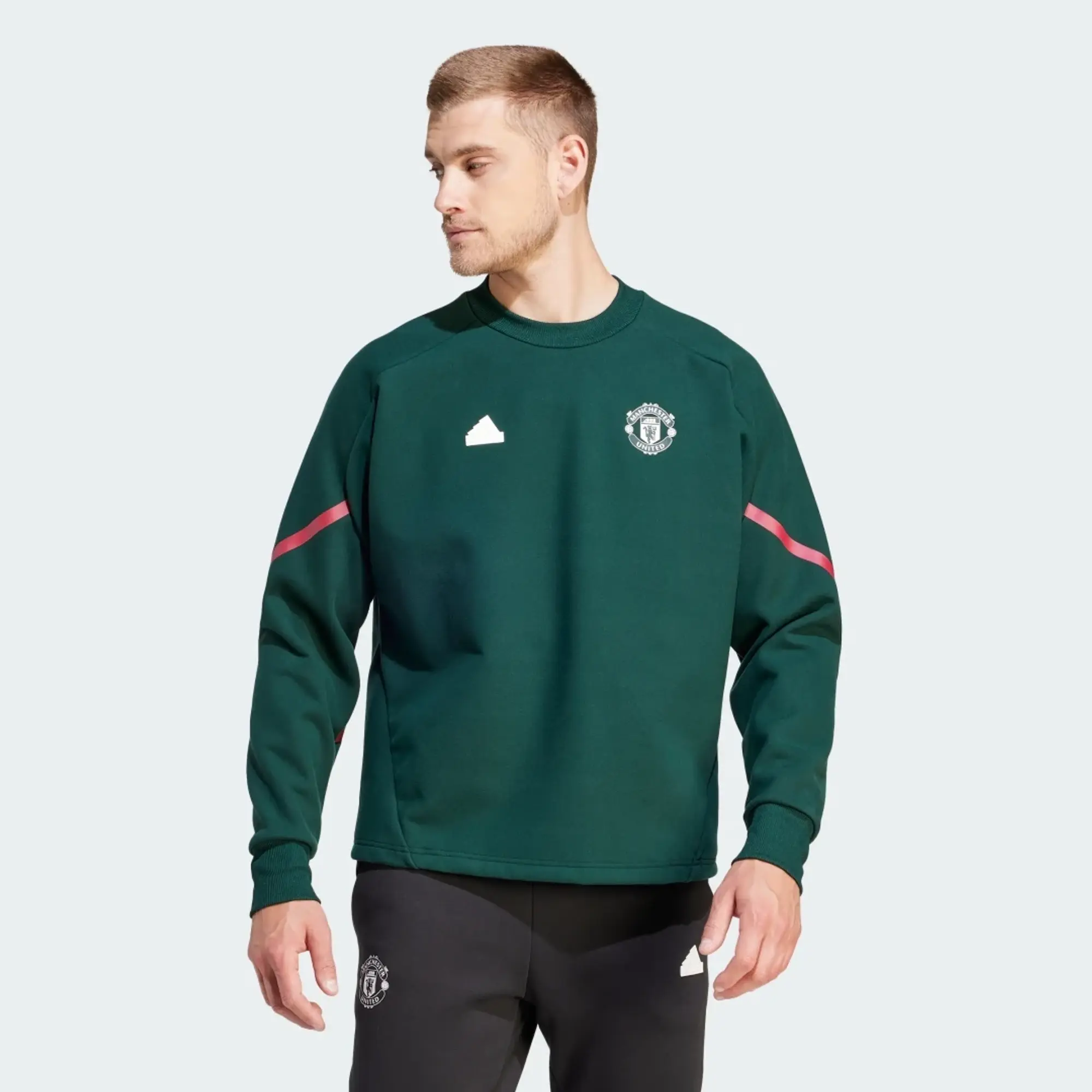 adidas Manchester United Sweatshirt Designed For Gameday - Green - Green