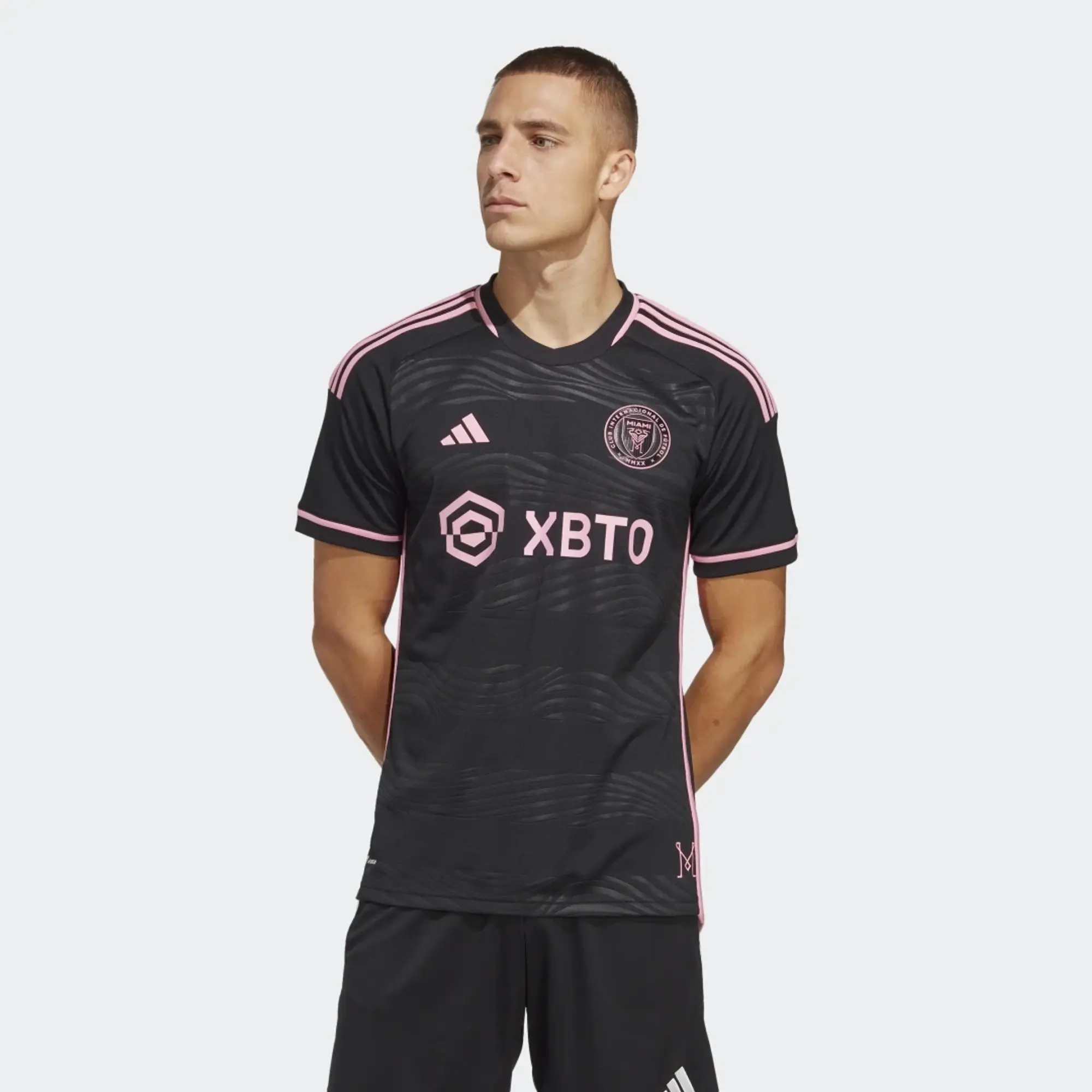adidas Inter Miami Mens SS Player Issue Away Shirt 2023