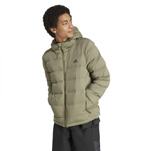 Adidas Sportswear Helionic S Ho Jacket - Green | IK3173 | FOOTY.COM
