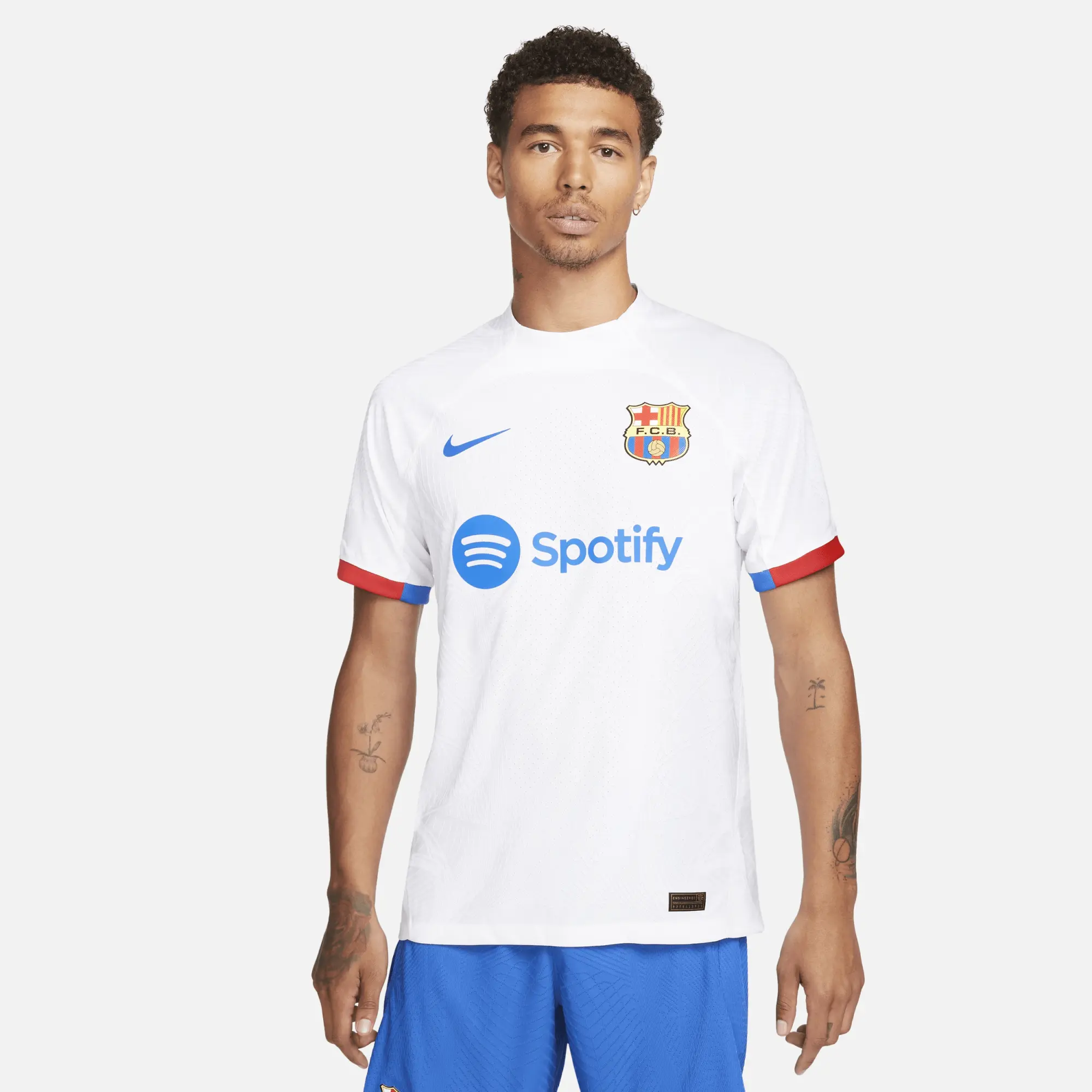 Nike Barcelona Mens SS Player Issue Away Shirt 2023/24