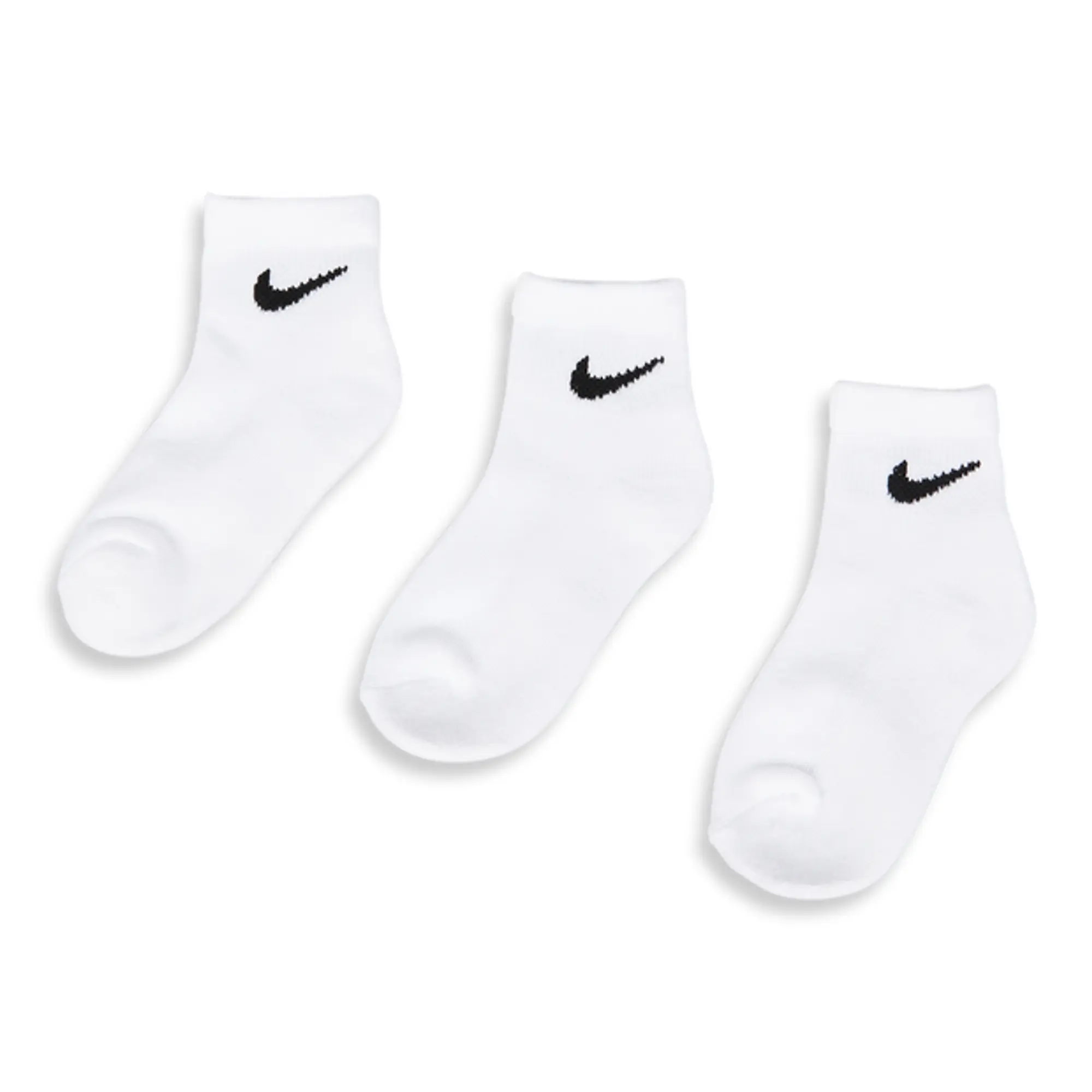 Nike Kids Ankle 3 Pack - White | RN0026-001 | FOOTY.COM