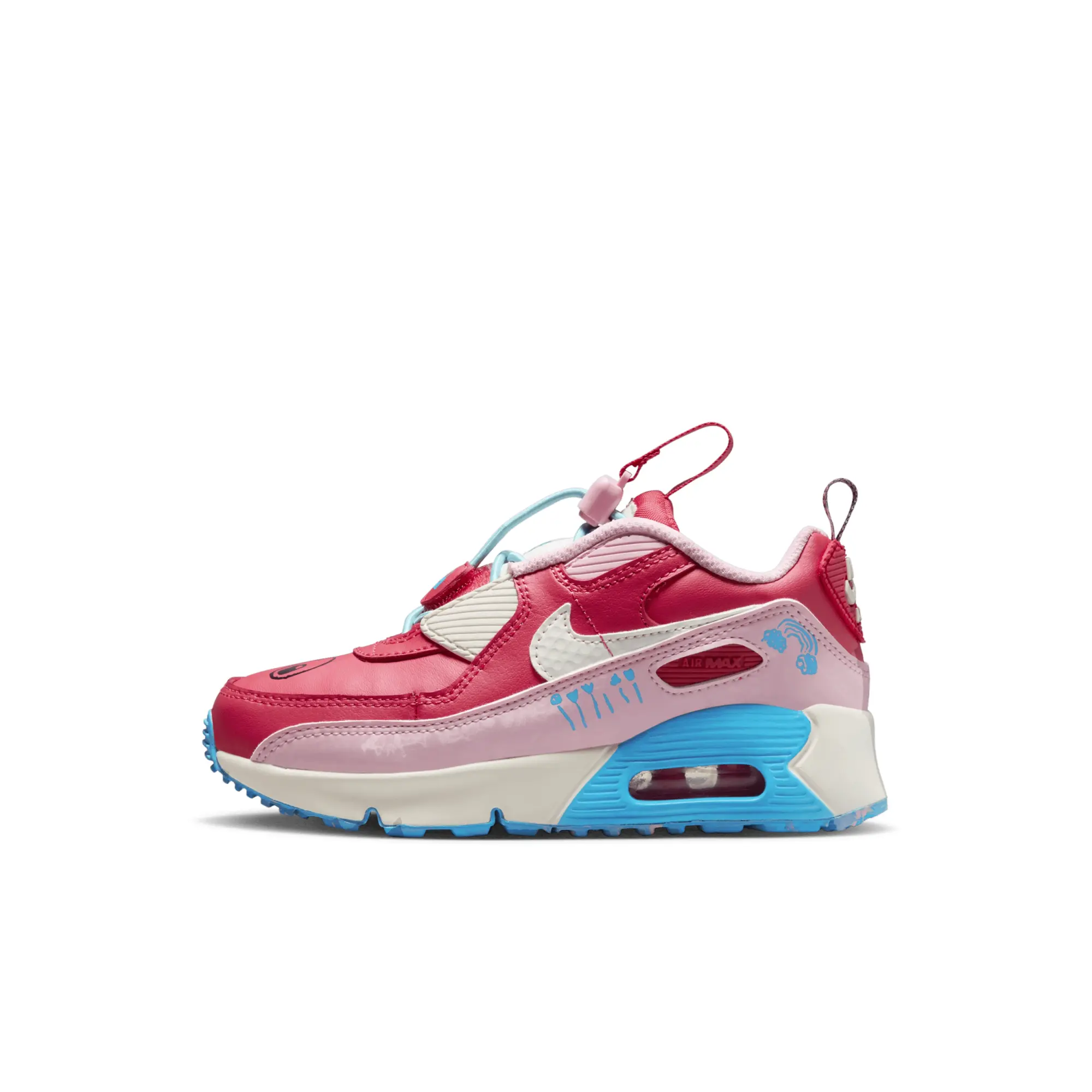 Nike Air Max 90 Toggle SE Younger Kids' Shoes - Red