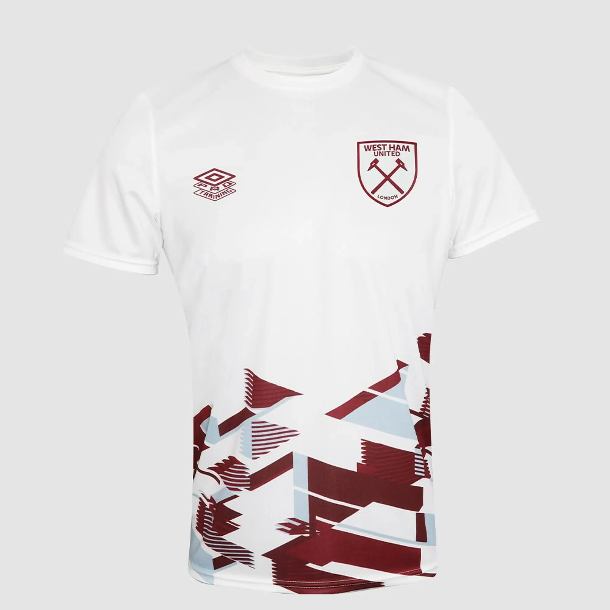 Umbro West Ham United Kids SS Pre-Match Home Shirt 2023/24