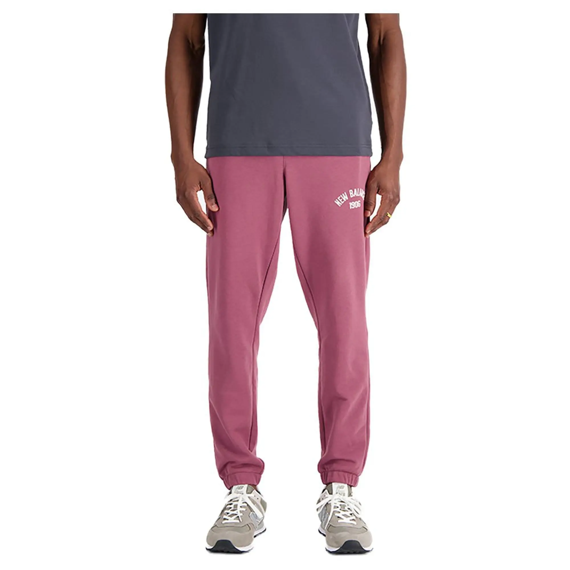 New Balance Essentials Varsity Fleece Pant Men Sweatpants Red