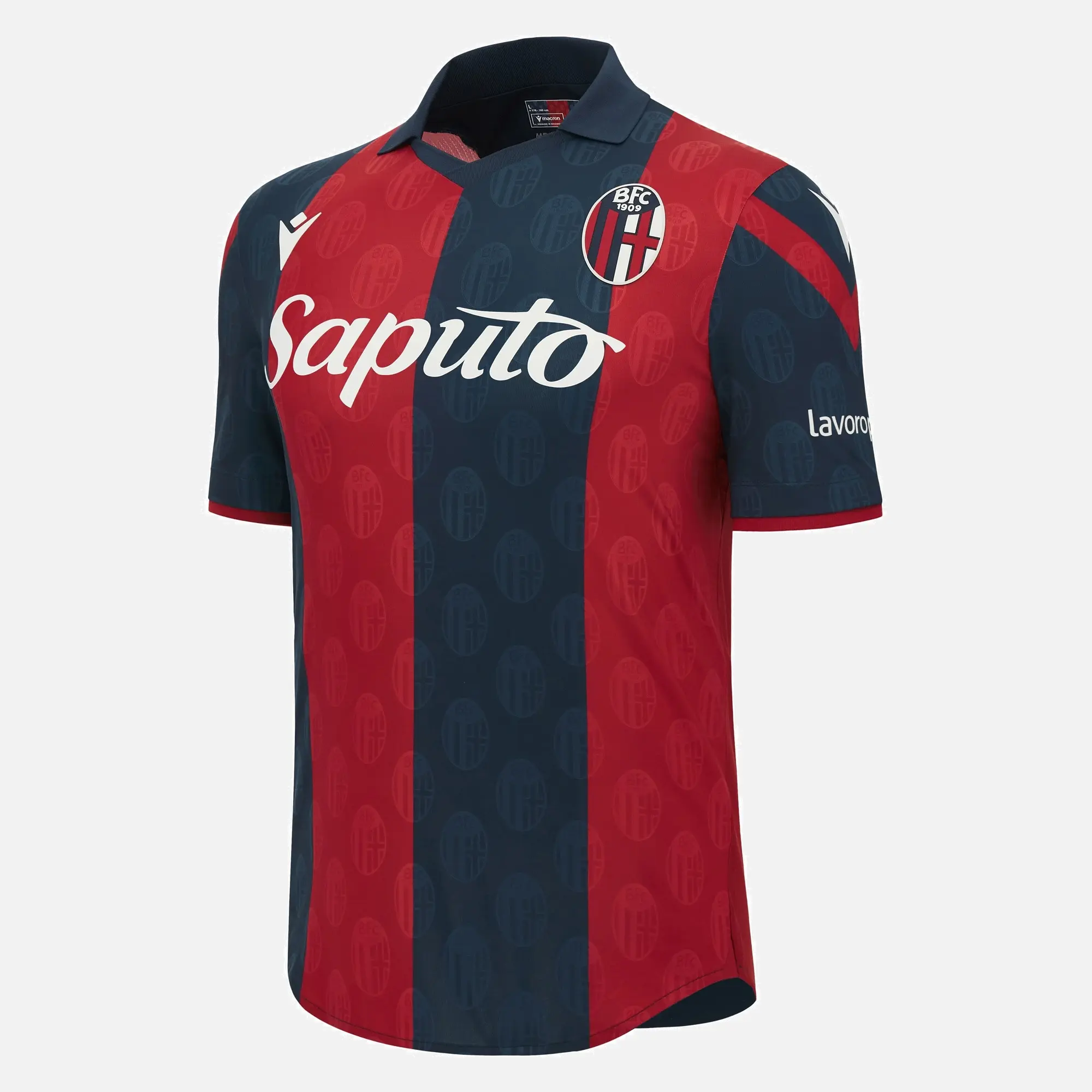 Macron Bologna Mens SS Player Issue Home Shirt 2023/24