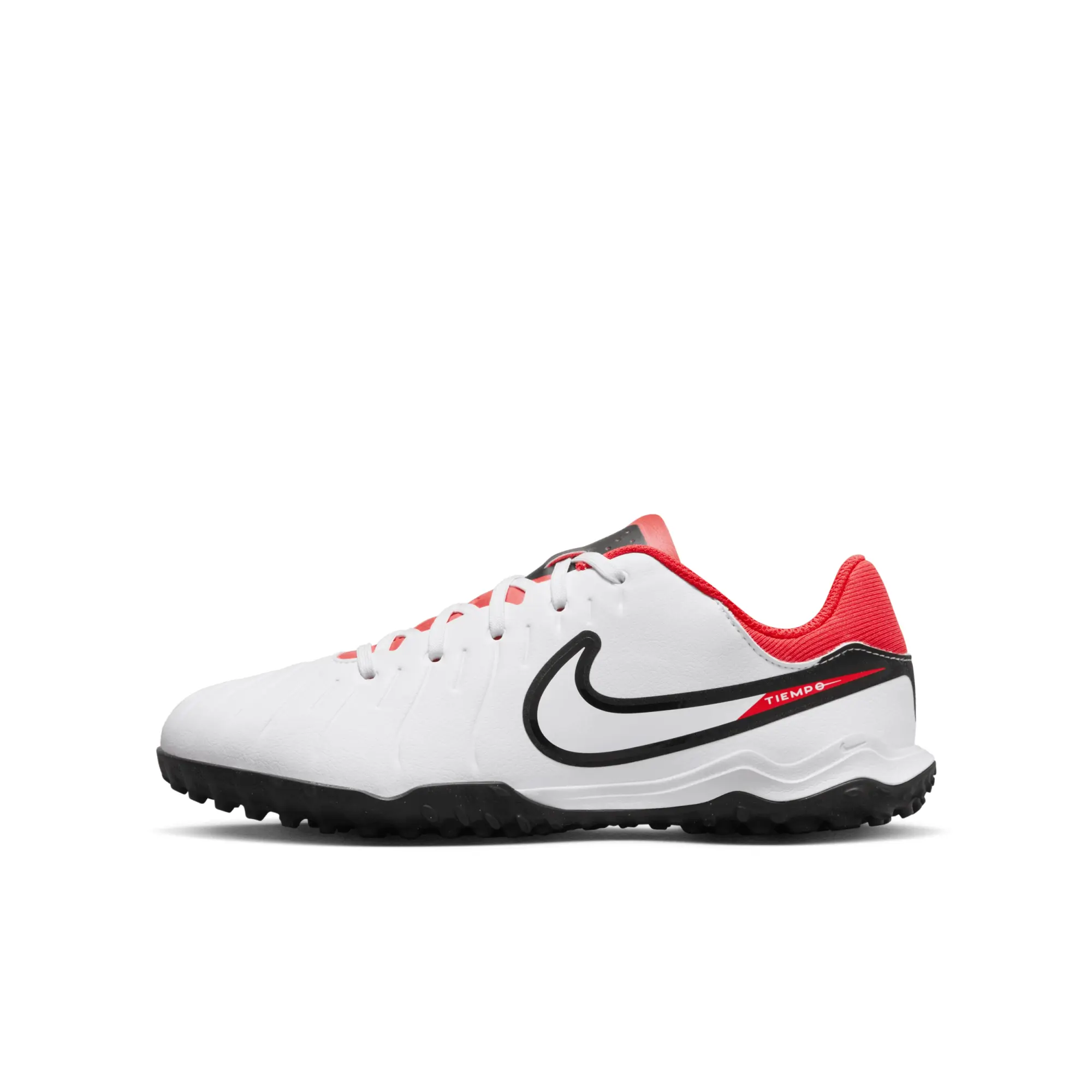 Nike Jr. Tiempo Legend 10 Academy Younger/Older Kids' Turf Low-Top Football Shoes - White
