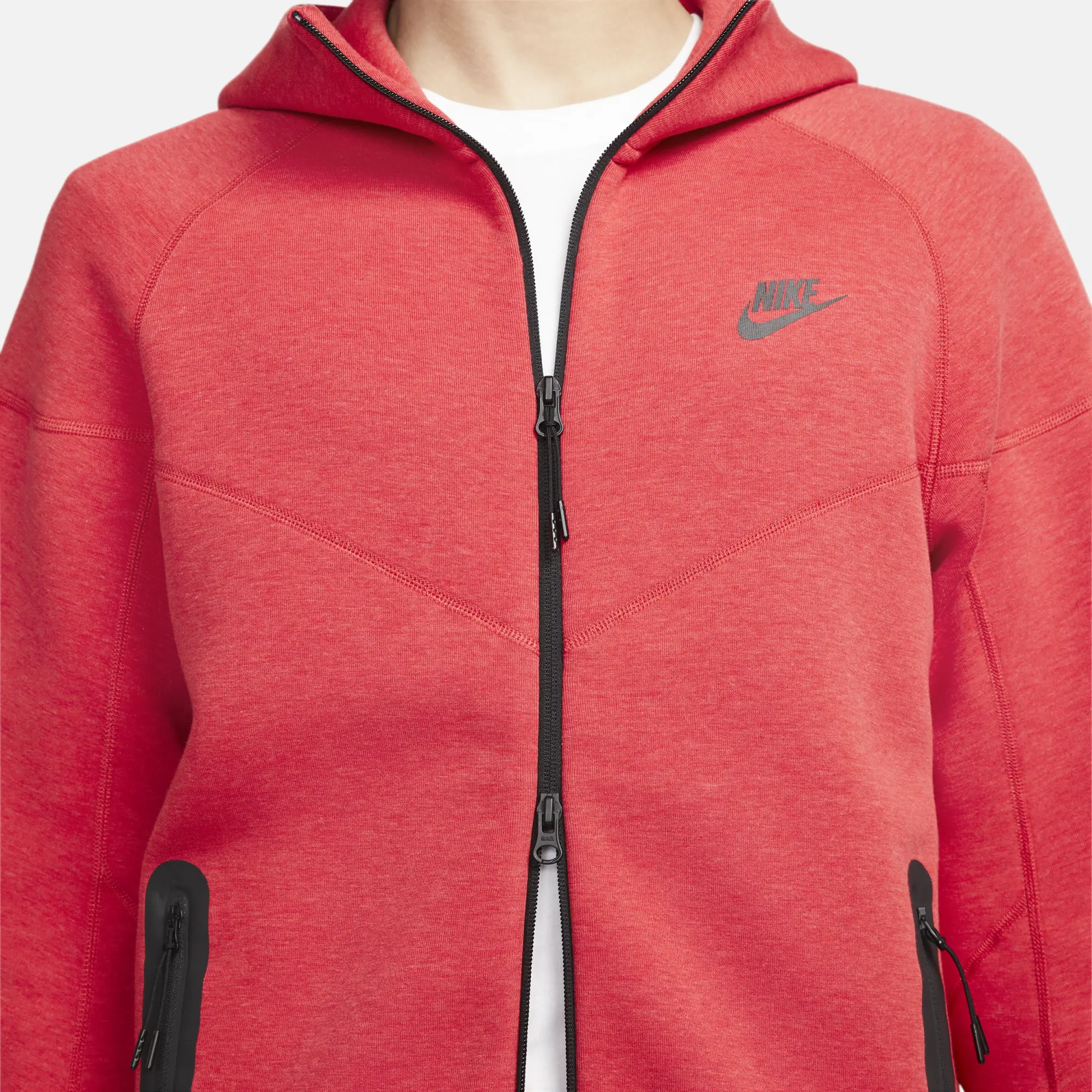 Nike Sportswear Tech Fleece Windrunner Men's Full-Zip Hoodie - Red
