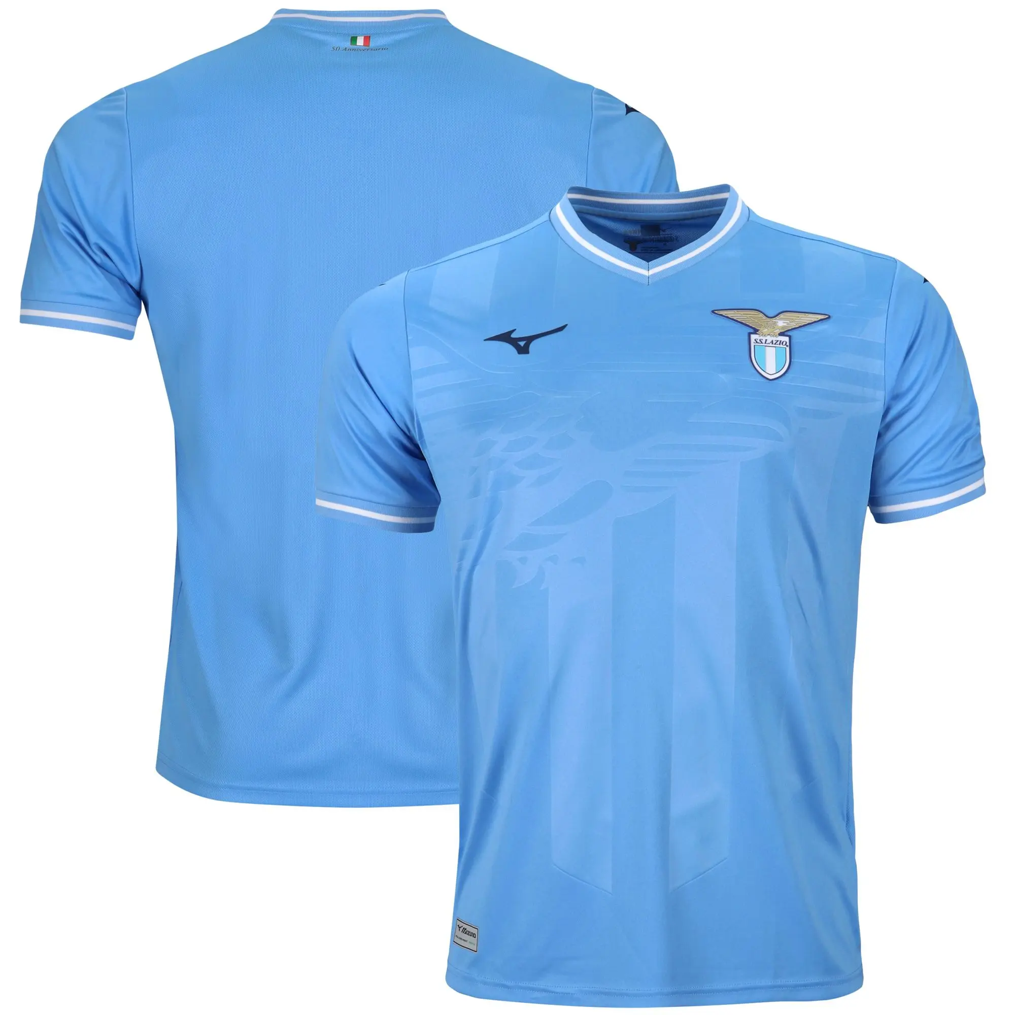 Mizuno Lazio Kids SS Home Shirt 2023/24