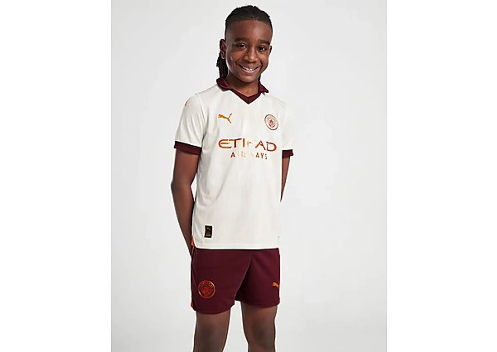 Puma Manchester City Kids SS Away Mini Kit 2023/24