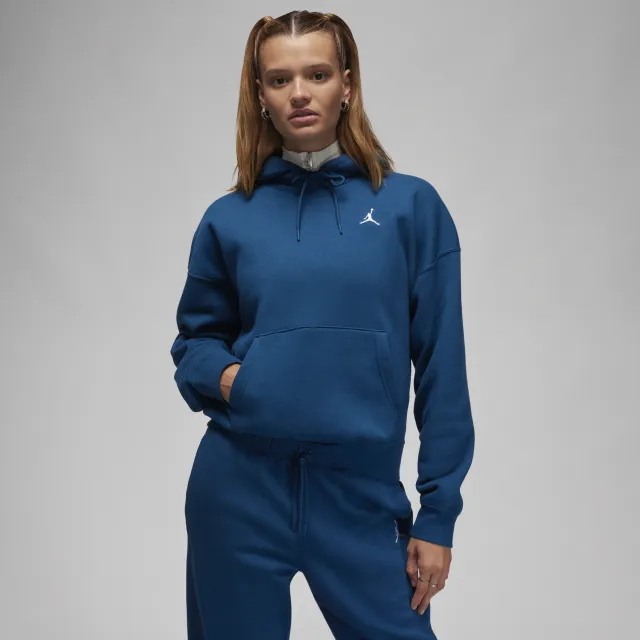 Nike Jordan Brooklyn Fleece Women's Hoodie - Blue | FN4488-427 | FOOTY.COM