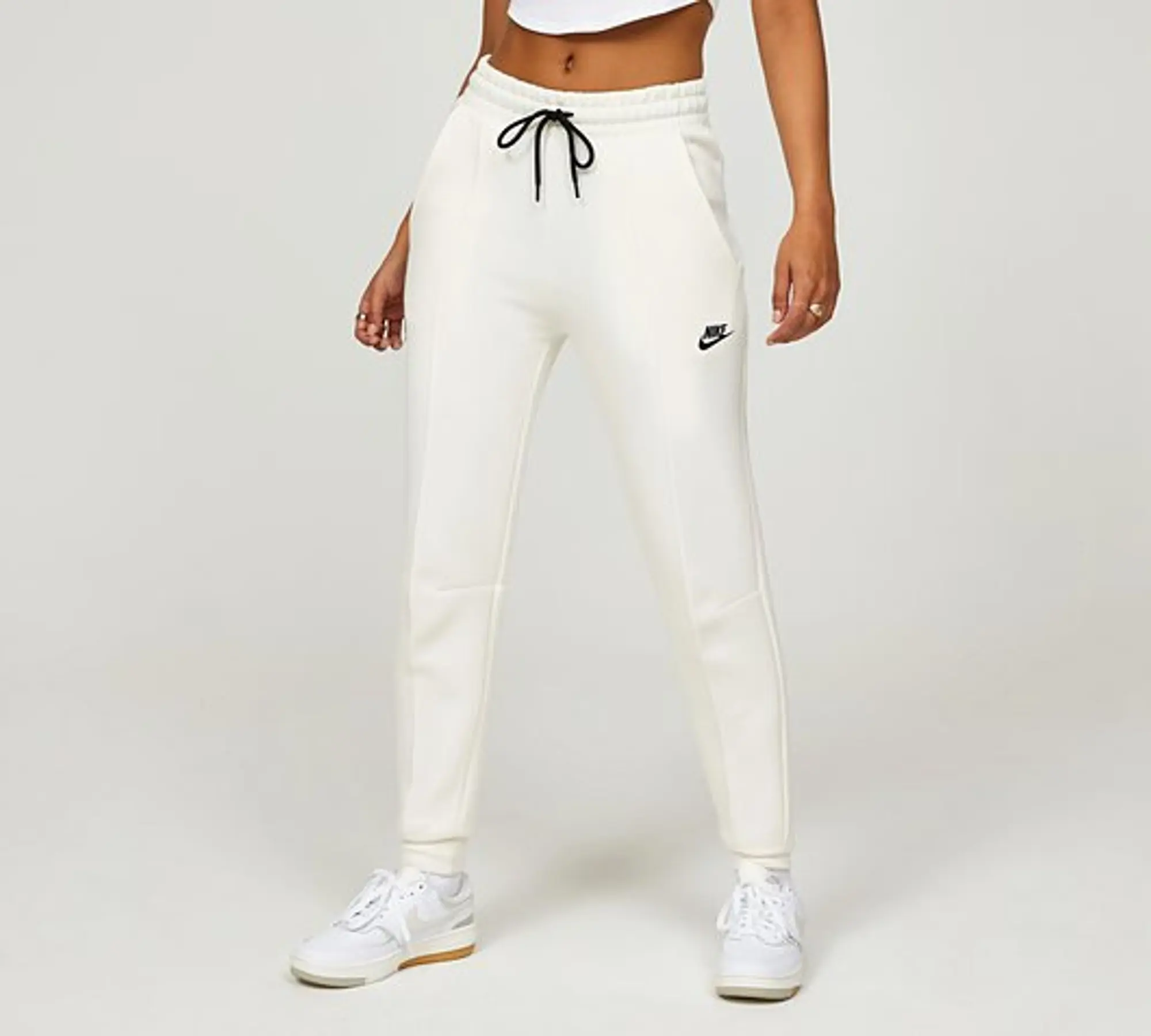 Nike Sportswear Tech Fleece Women's Mid-Rise Joggers - Beige | FB8330 ...