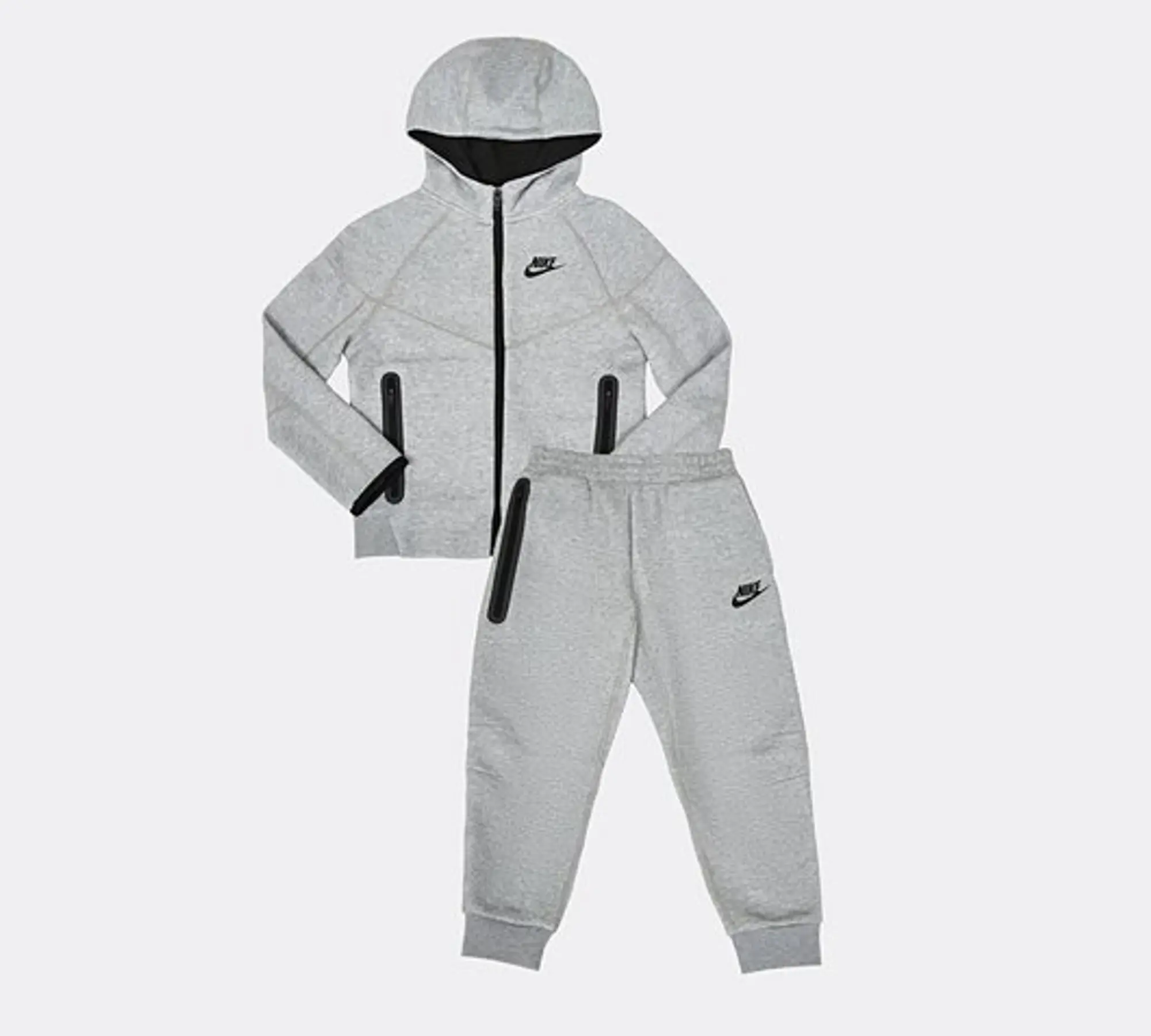 Nike Sportswear Younger Kids Tech Fleece Hooded Full Zip Up Set 2 7Y