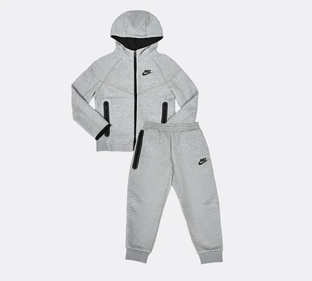 Nike Sportswear Younger Kids Tech Fleece Hooded Full Zip Up Set 2 7Y ...