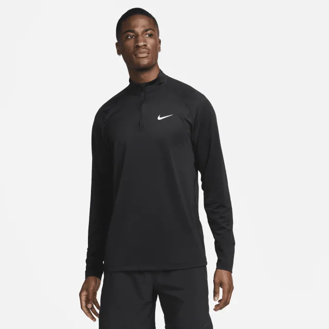 Nike Ready Men's Dri-FIT 1/4-zip Fitness Top - Black | DV9811-010 ...