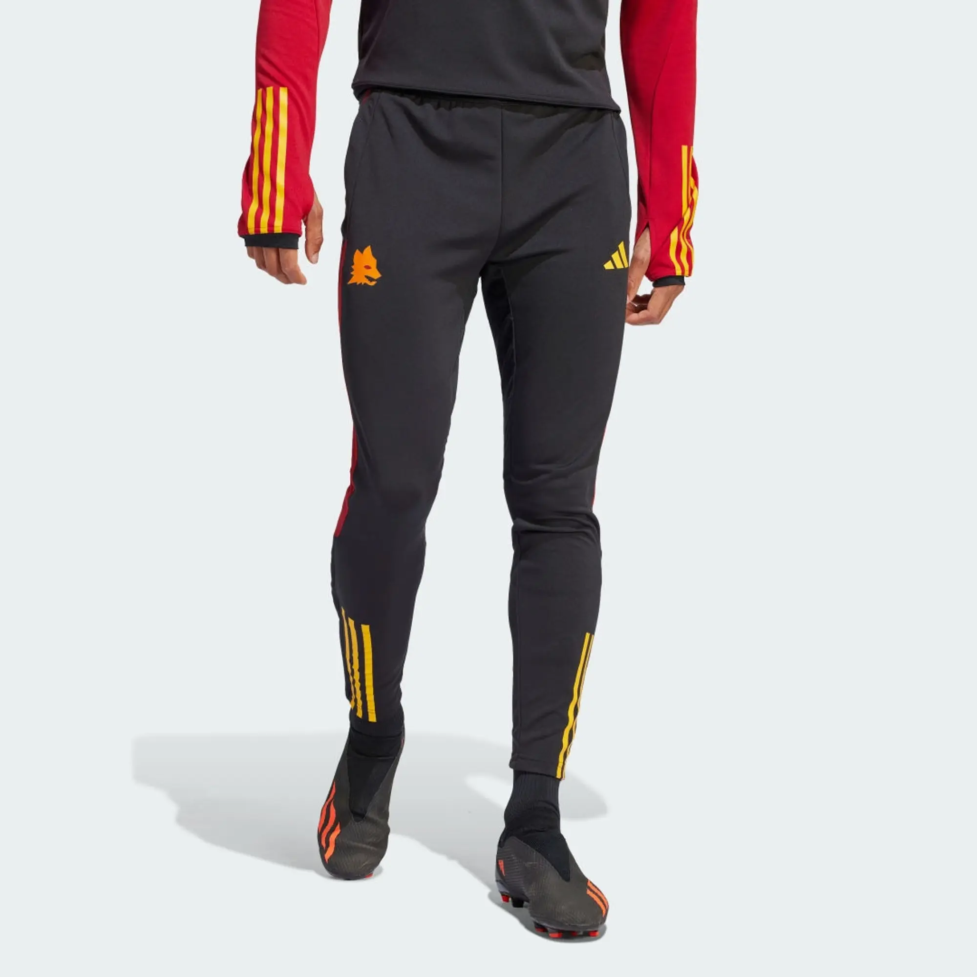 adidas AS Roma Training Track Pants - Black - Mens