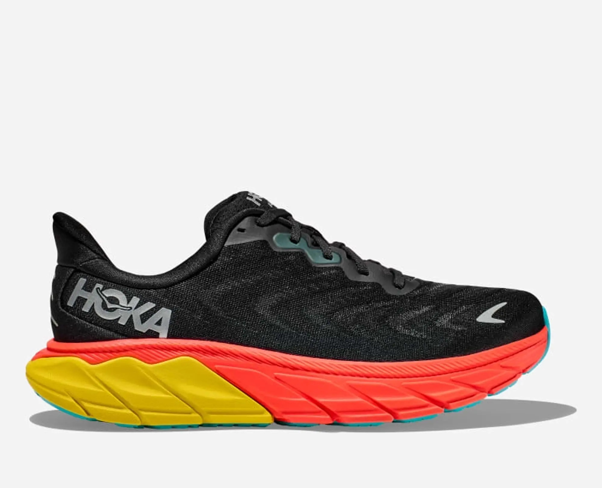 Hoka One One HOKA Men's Arahi 6 Running Shoes in Black/Flame