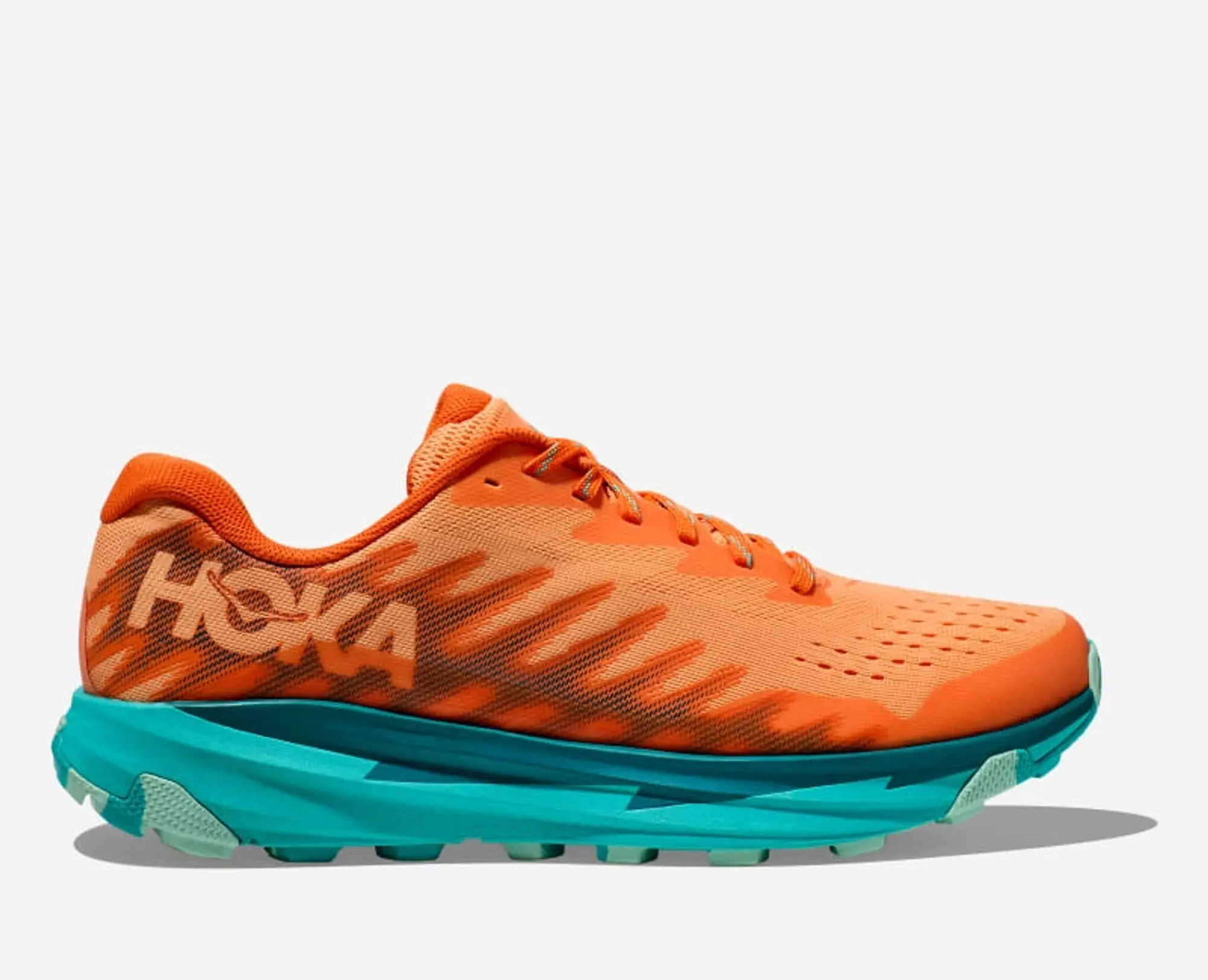 Hoka One One HOKA Men's Torrent 3 All-Terrain Running Shoes in Mock Orange/Ceramic