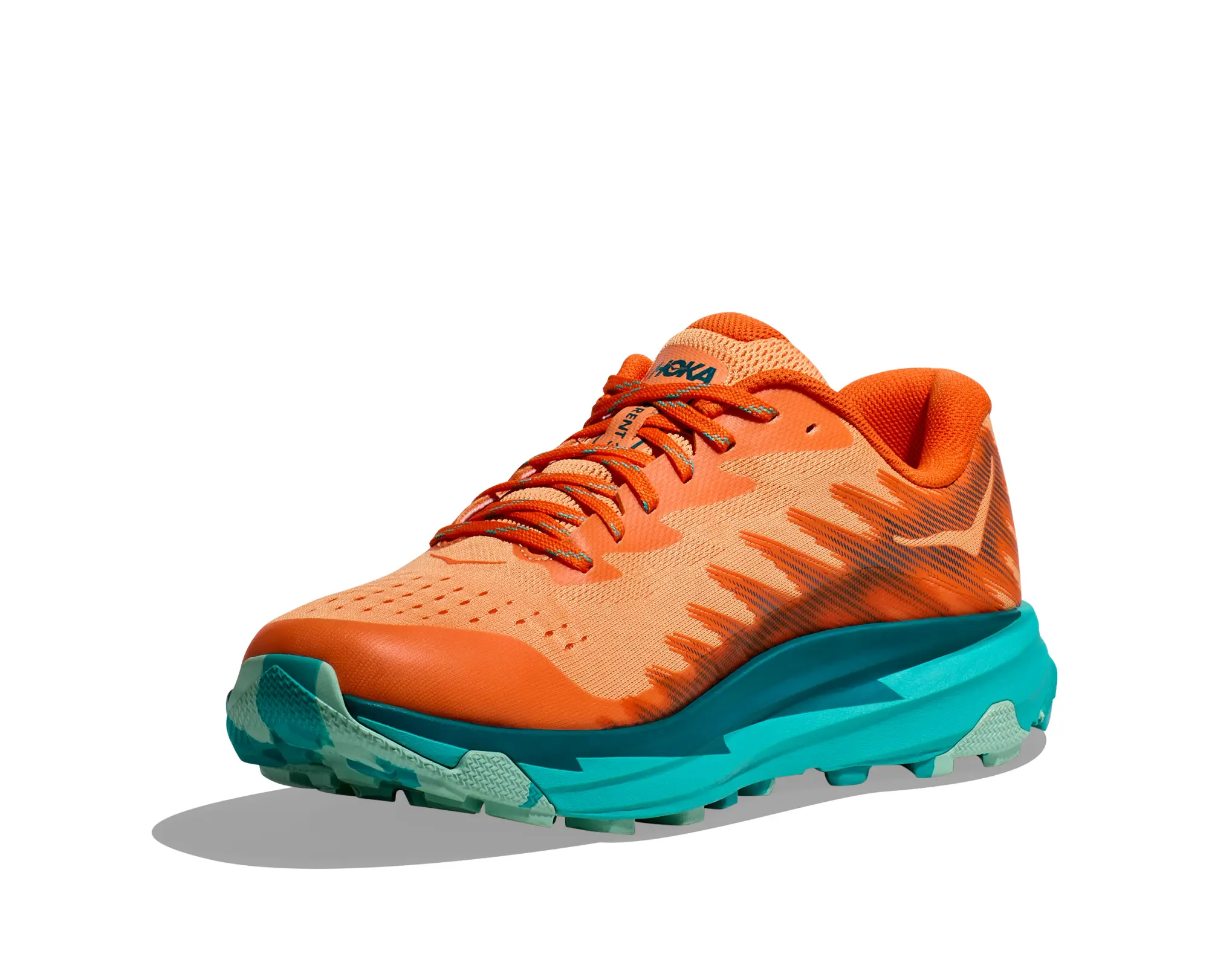 Hoka One One HOKA Men's Torrent 3 All-Terrain Running Shoes in Mock Orange/Ceramic