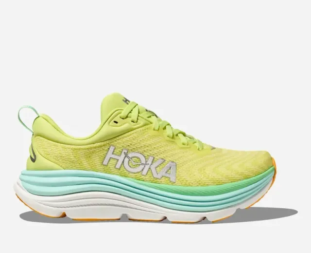 Hoka One One HOKA Women's Gaviota 5 Running Shoes in Citrus Glow/Sunlit ...