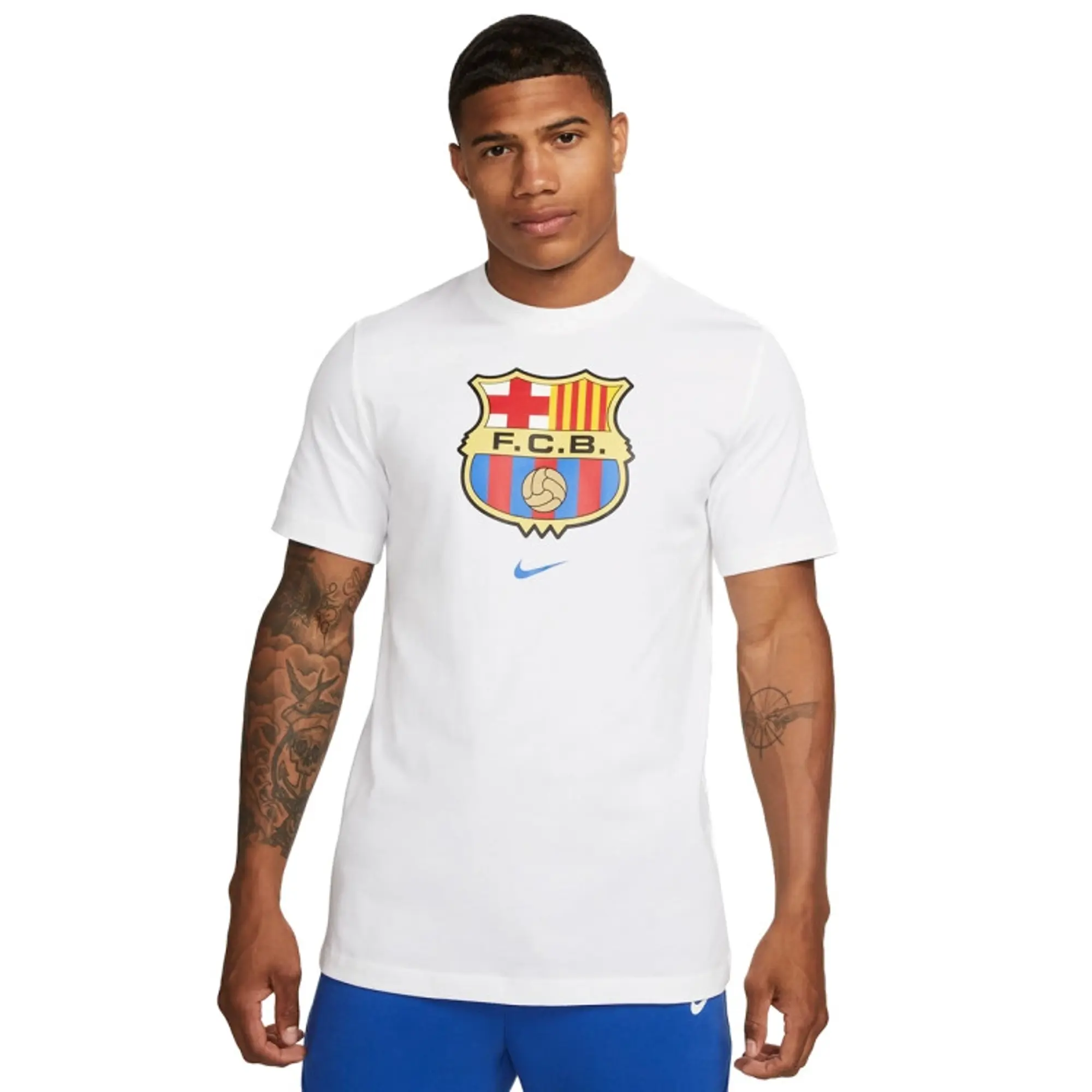 Barcelona Nike Crest 1978 T-Shirt - White
