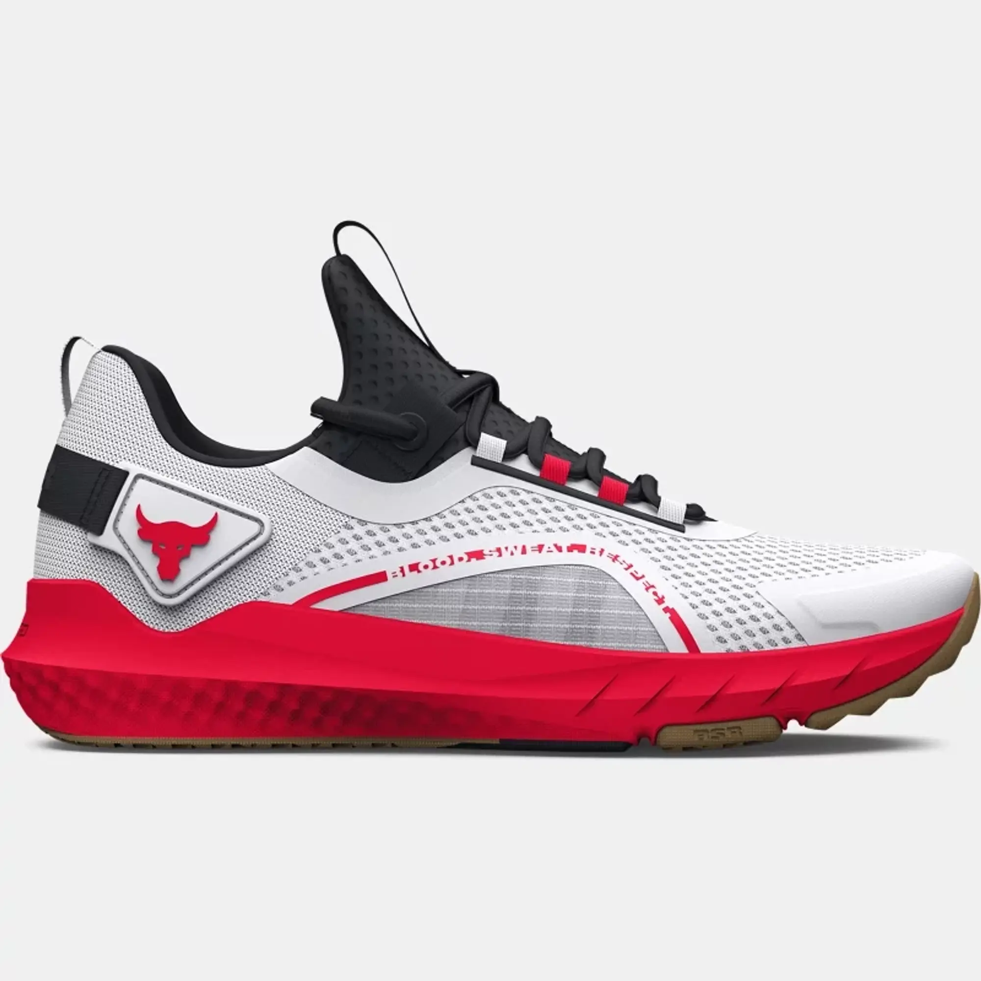 Under Armour Unisex Project Rock BSR 3 UFC '23 Training Shoes White / White  / Red, 3027822-100