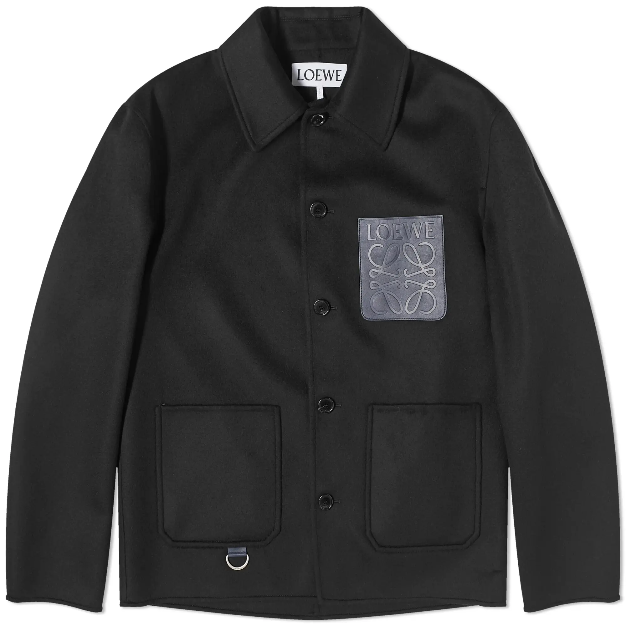 Loewe Men's Workwear Jacket Black | H526Y03W761100 | FOOTY.COM
