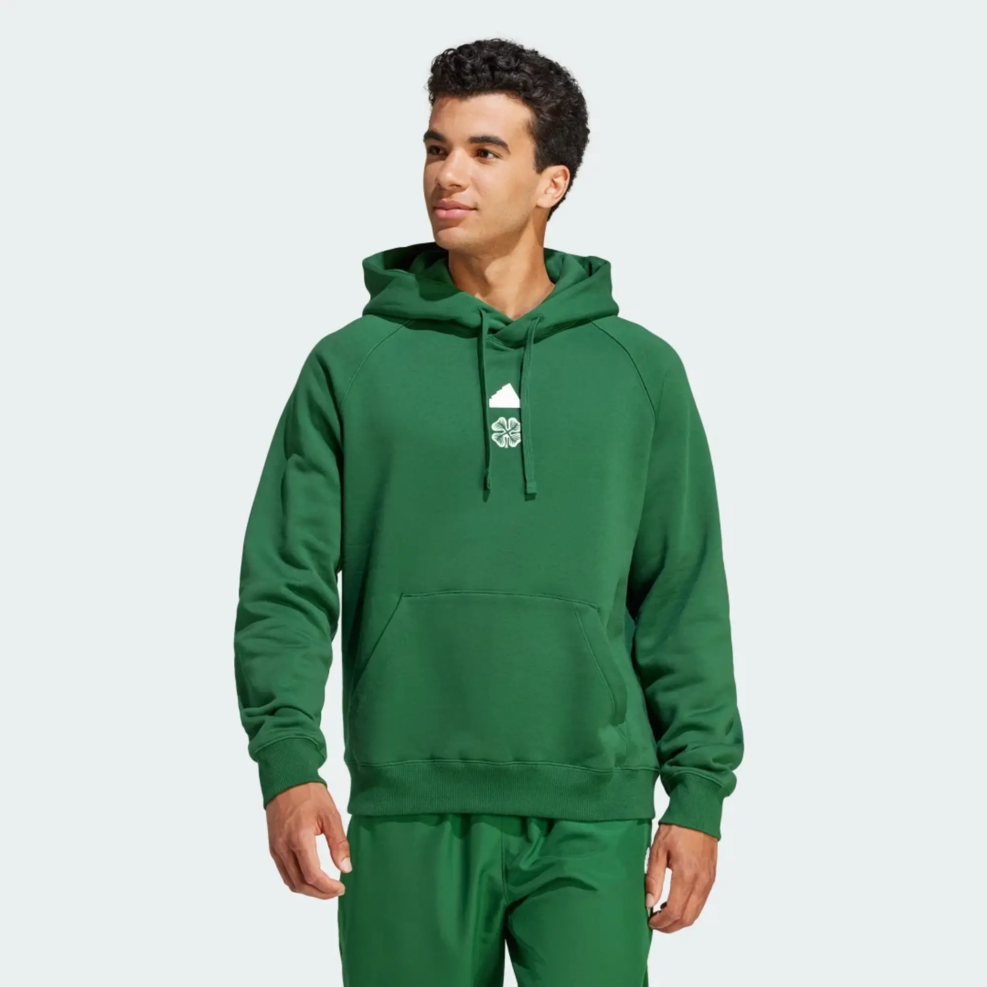 adidas Celtic FC Lifestyler Hoodie - Amazon Green