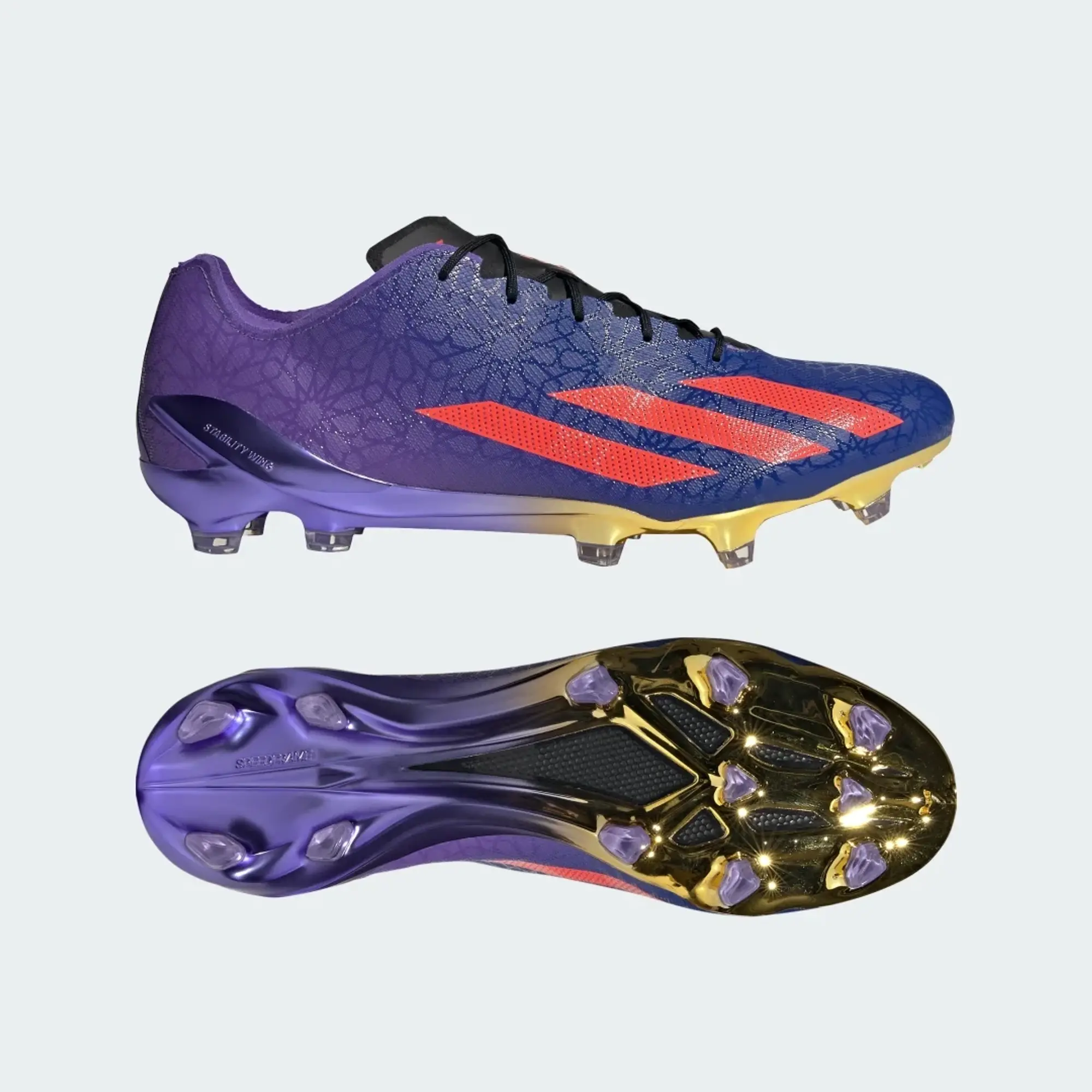 adidas X Crazyfast Salah+ Firm Ground Boots - Purple Rush / Solar Red / Victory Blue