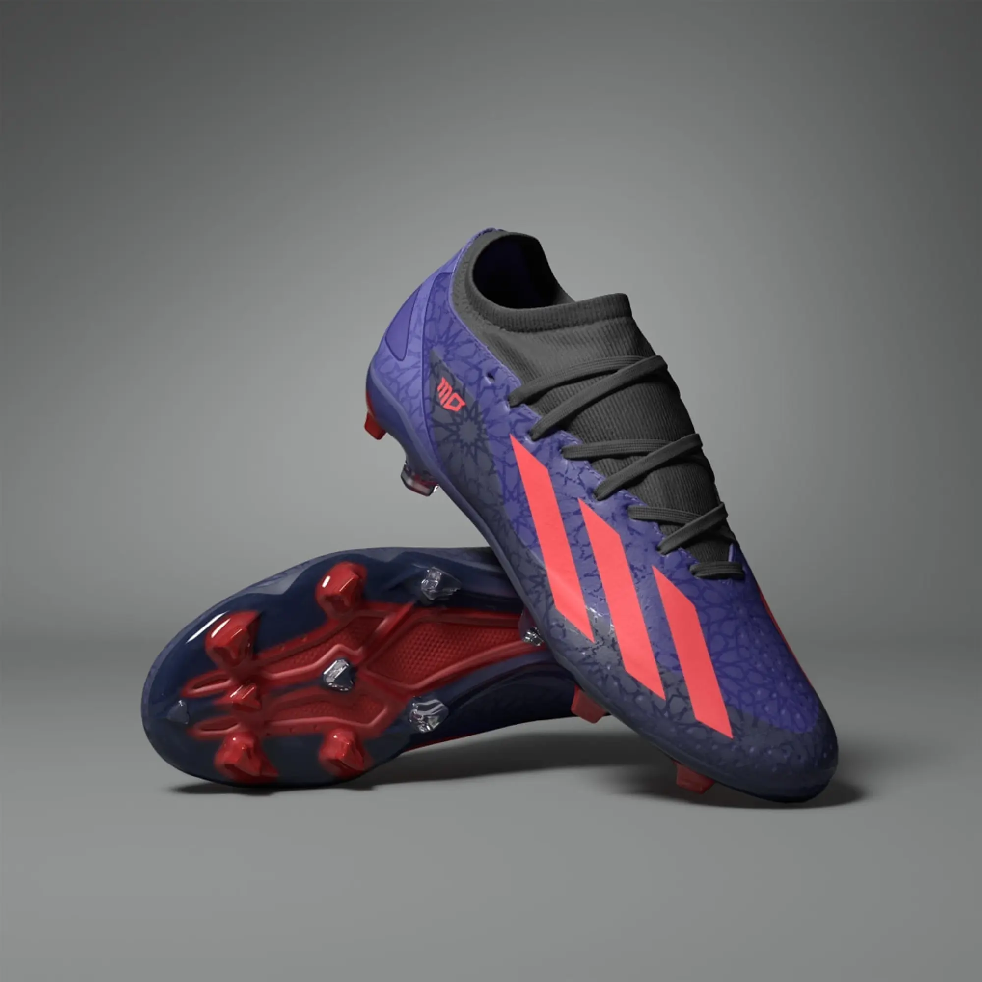 adidas X Crazyfast Salah.3 Firm Ground Boots - Purple Rush / Solar Red / Victory Blue