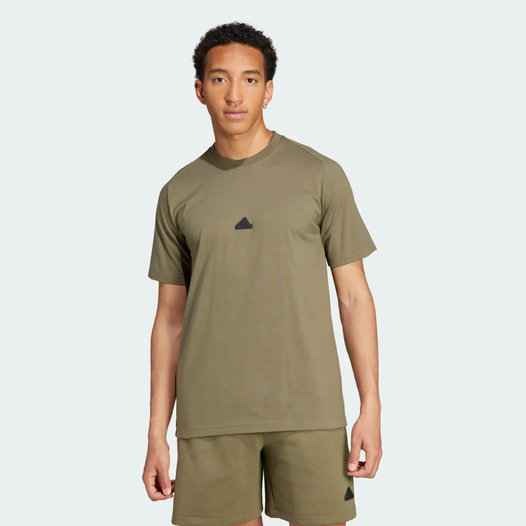 adidas Sportswear Z.N.E. Short Sleeve T-Shirt - Green, Green