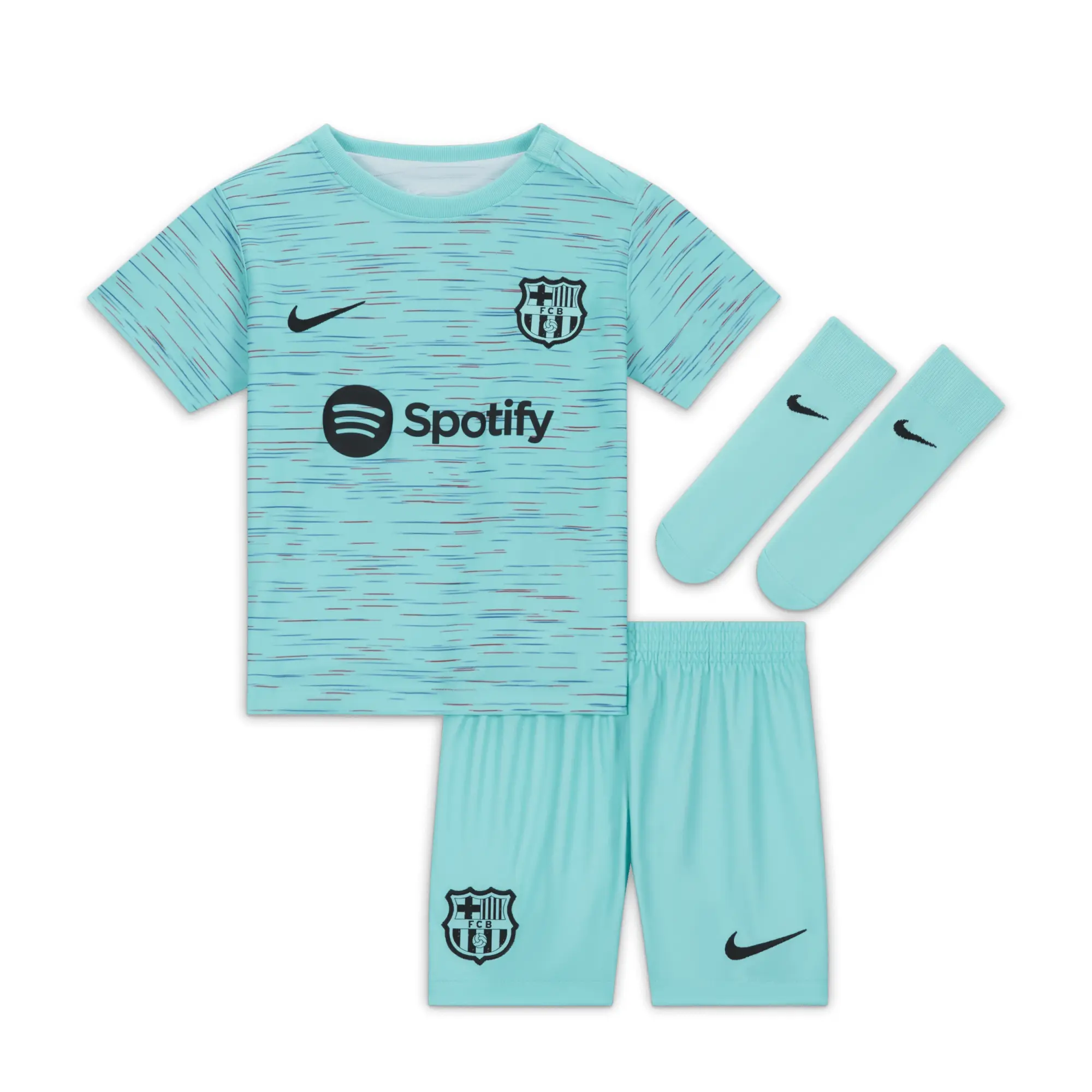 Nike Barcelona Baby SS Third Mini Kit 2023/24