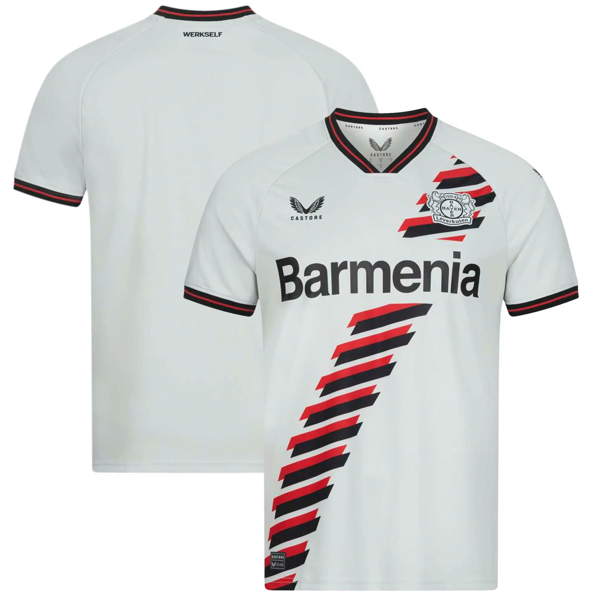 Castore Bayer Leverkusen Kids SS Away Shirt 2023/24