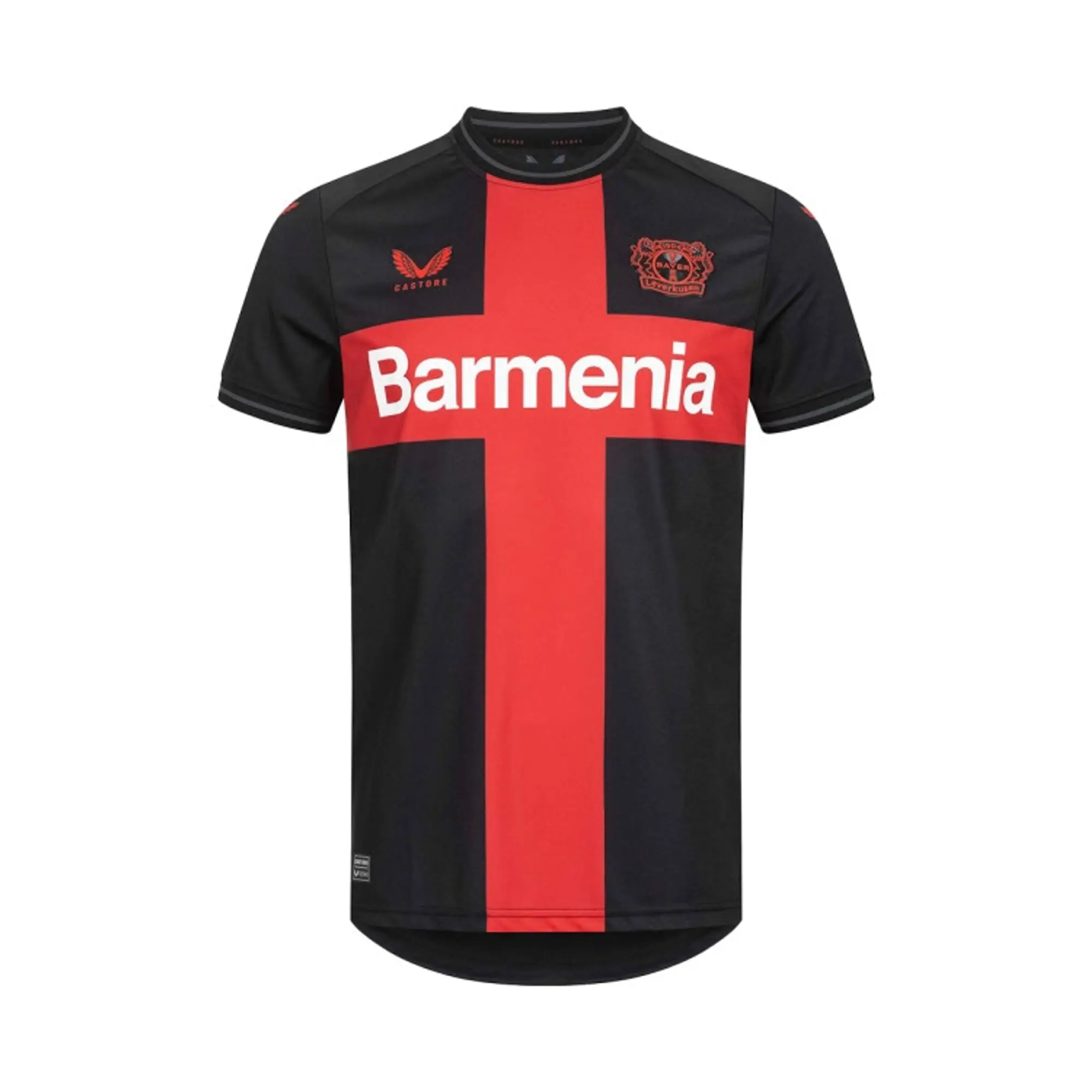Castore Bayer Leverkusen Kids SS Home Shirt 2023/24