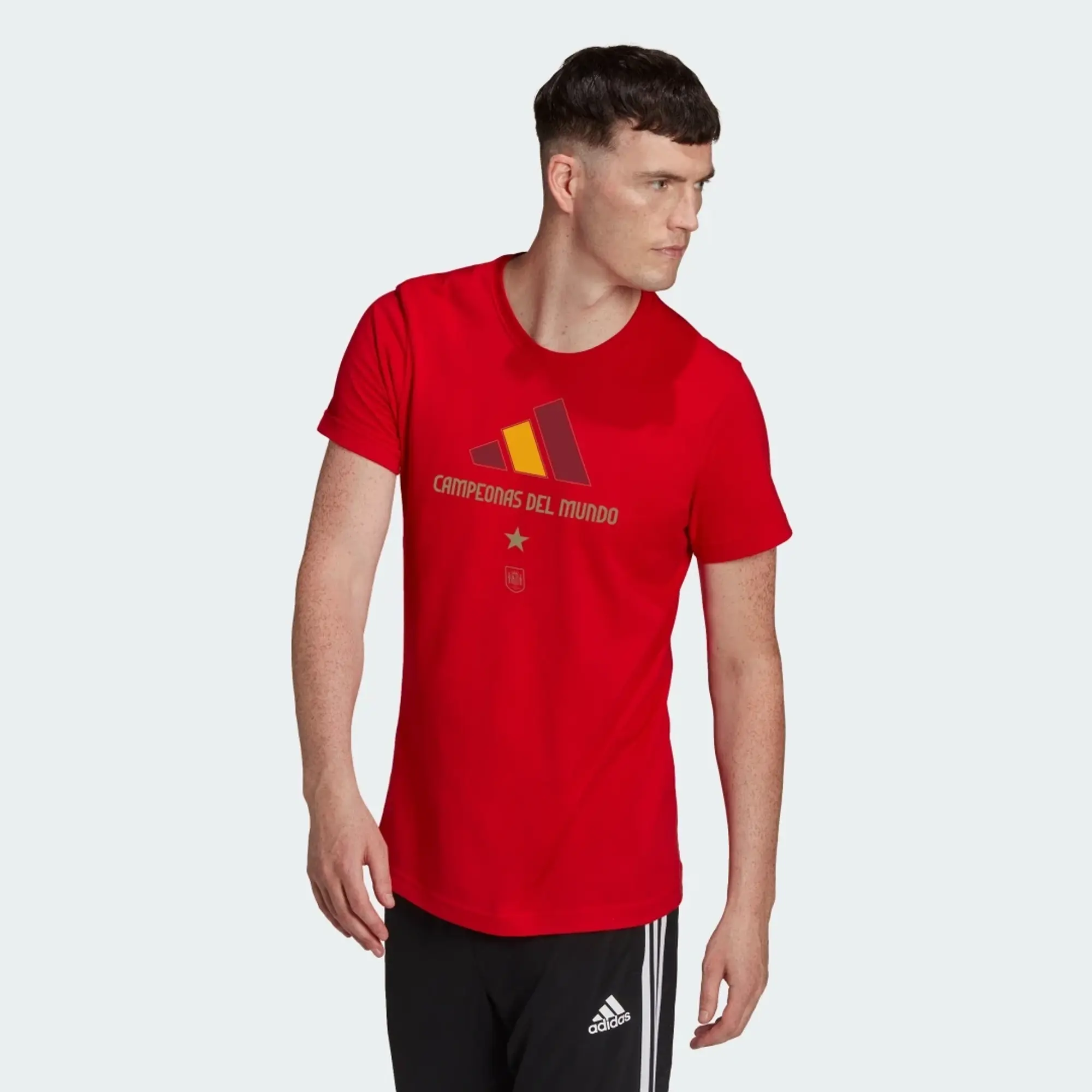 adidas Spain WWC 2023 Winners T-Shirt - Scarlet