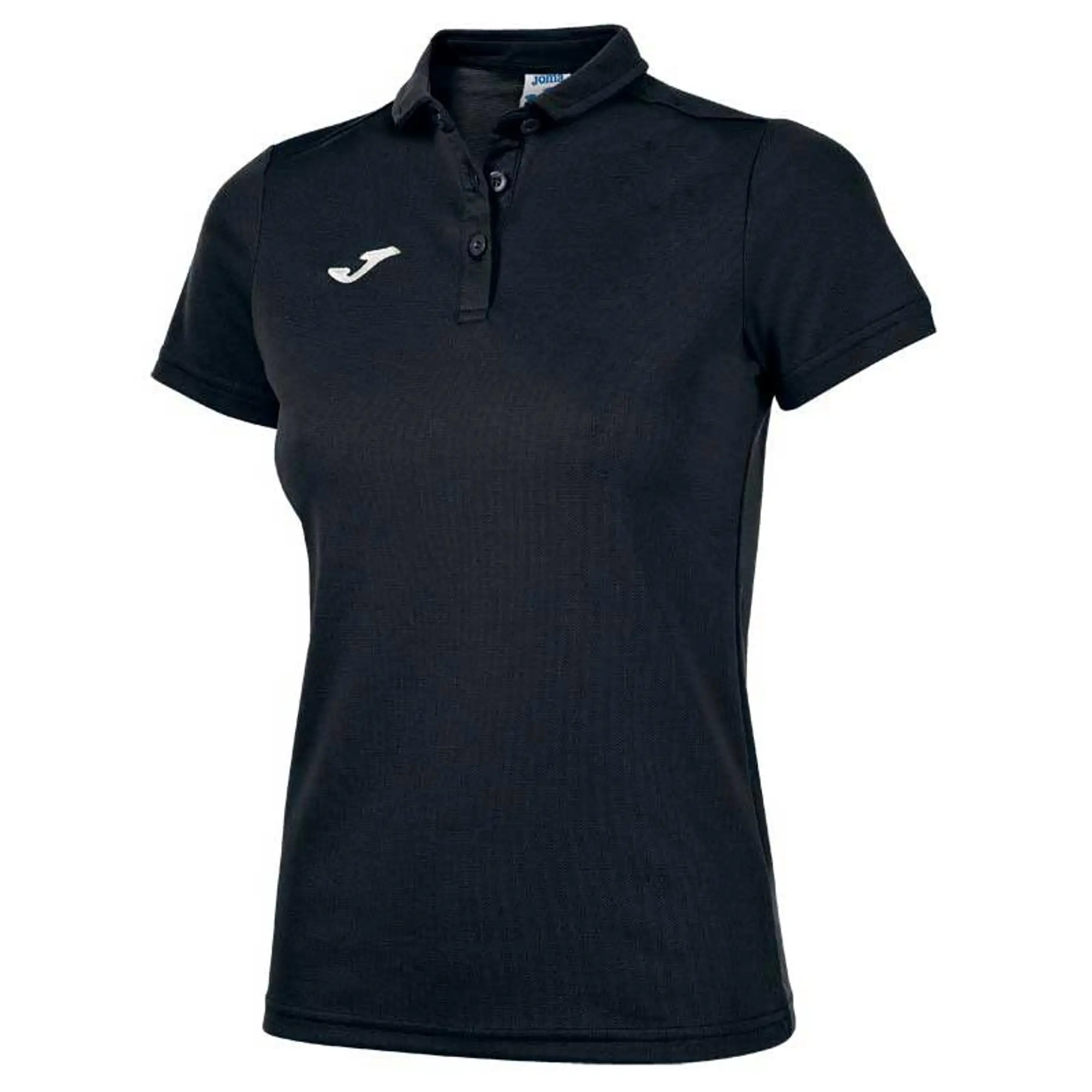 Joma Hobby Short Sleeve Polo Shirt  - Black