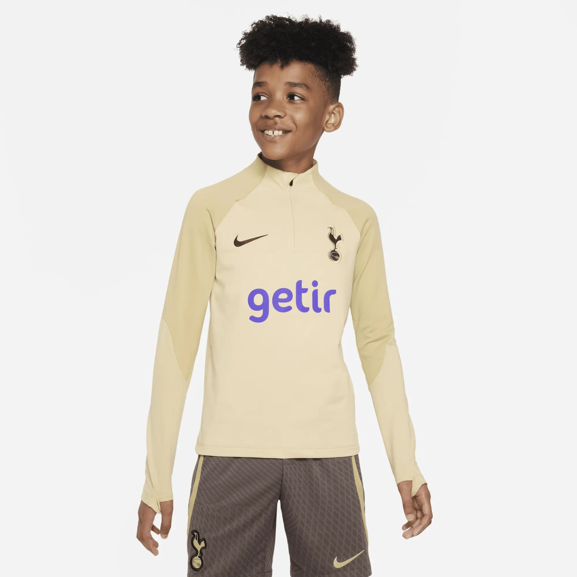 Tottenham Hotspur Nike Strike Drill Top - Gold - Kids