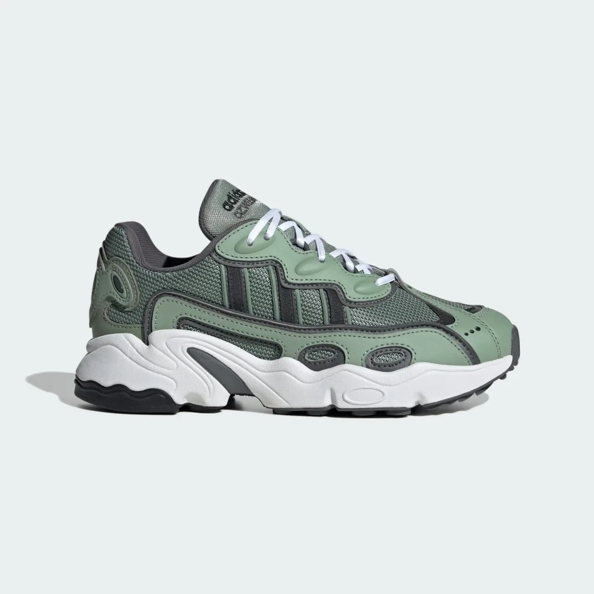 adidas OZWEEGO OG Shoes - Silver Green / Grey Five / Carbon
