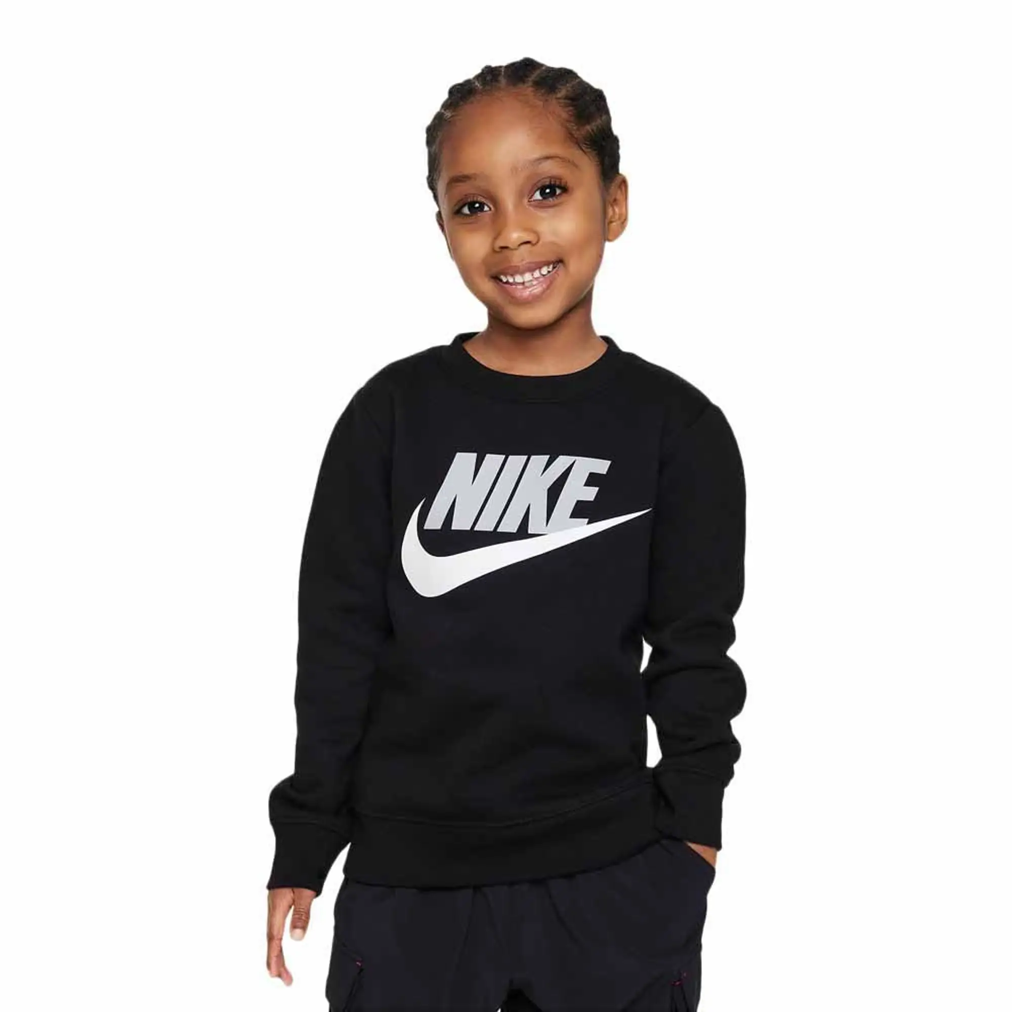 Nike Kids Club Hbr Fleece Crew Sweatshirt  6-7 Years -