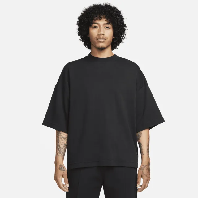 Nike Tech Fleece Short-Sleeve Top Black | FB8165-010 | FOOTY.COM