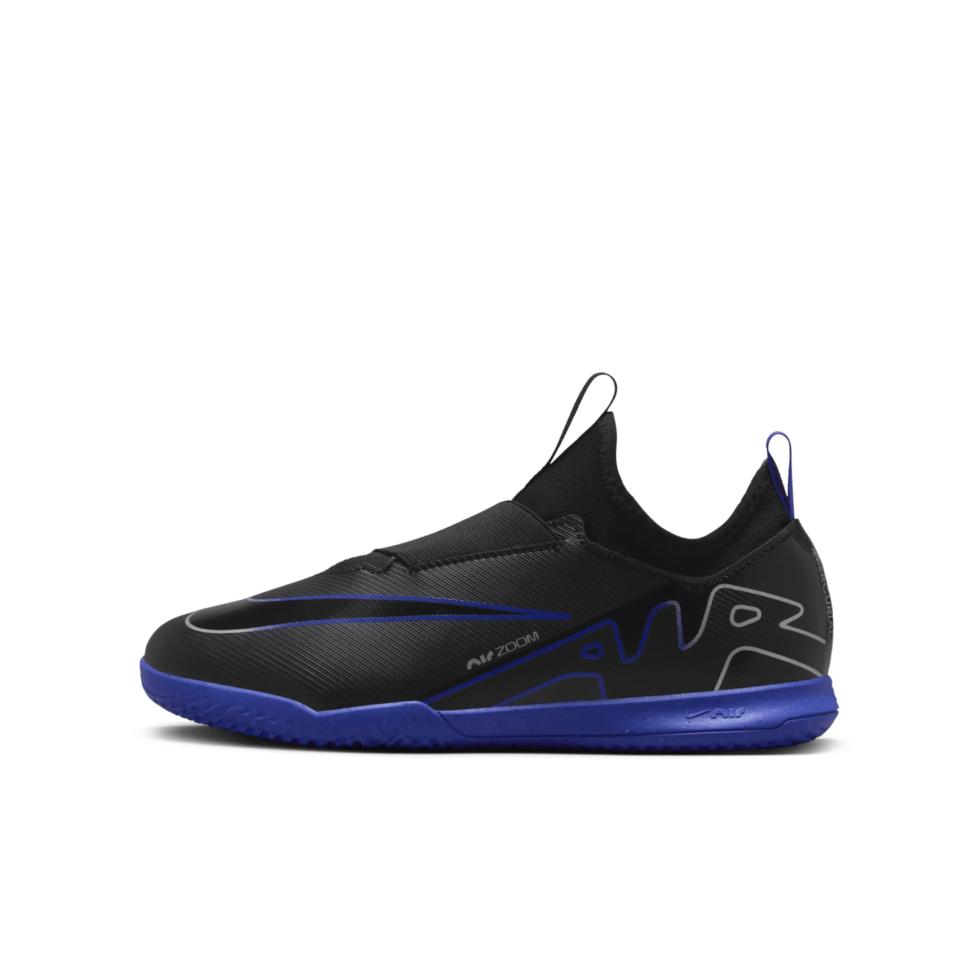 Nike Jr.Zoom Mercurial Vapor 15 Academy IC Little/Big Kids' Indoor/Court Soccer Shoes - Black