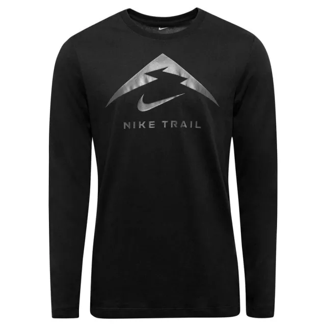 Nike Running Shirt Dri-Fit Trail - Black | FN0827-010 | FOOTY.COM