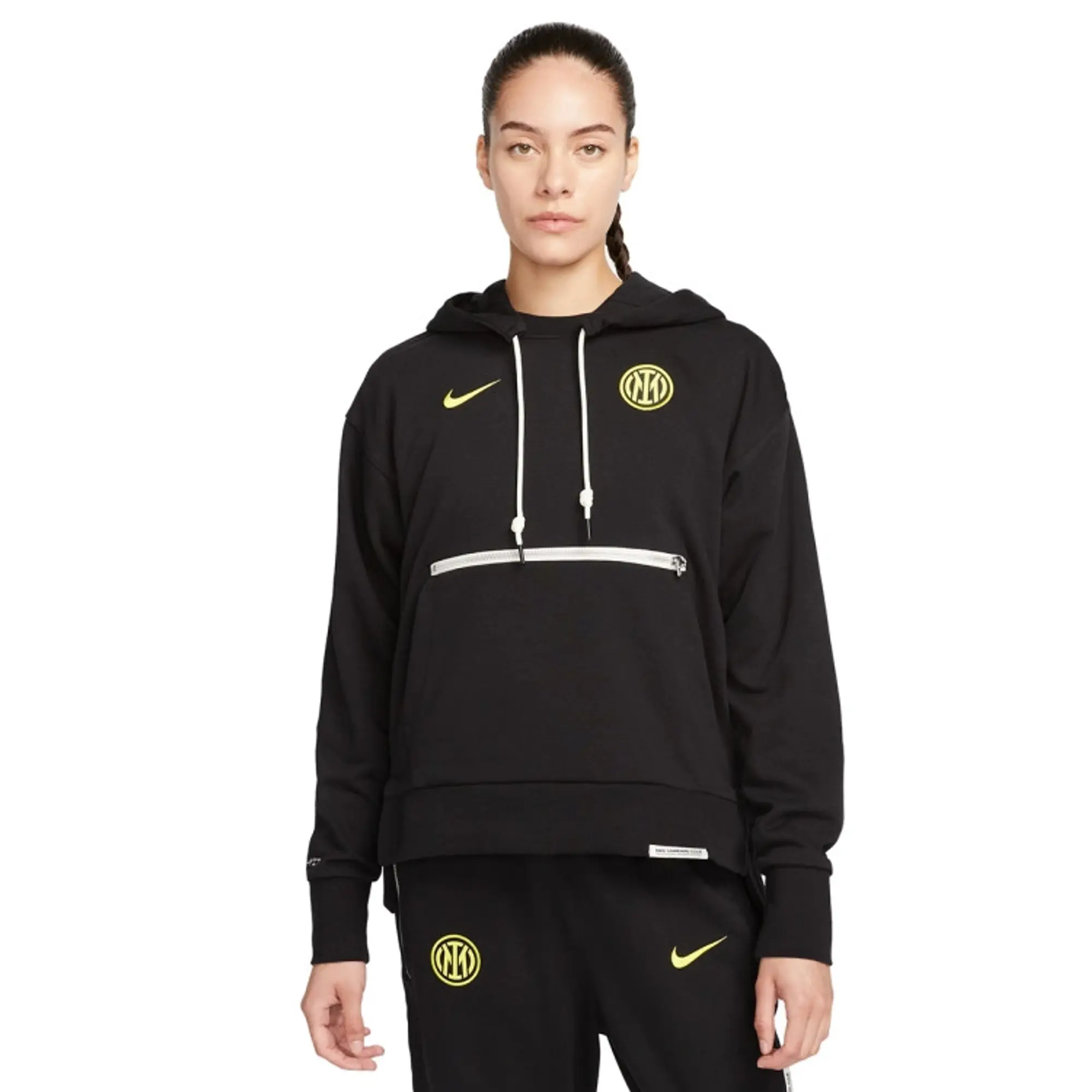 Inter Milan Nike Fleece Hoodie - Black - Womens