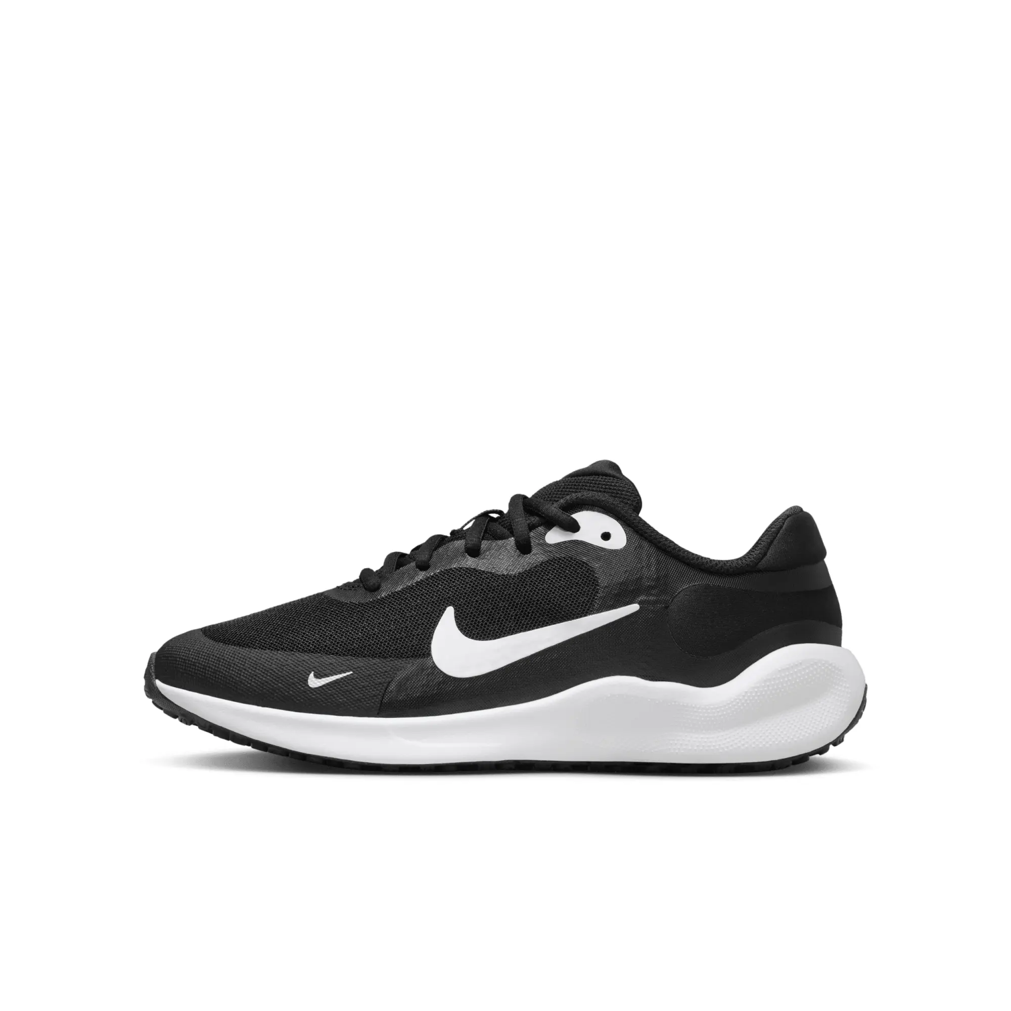 Nike black & white revolution 7 Youth Trainers
