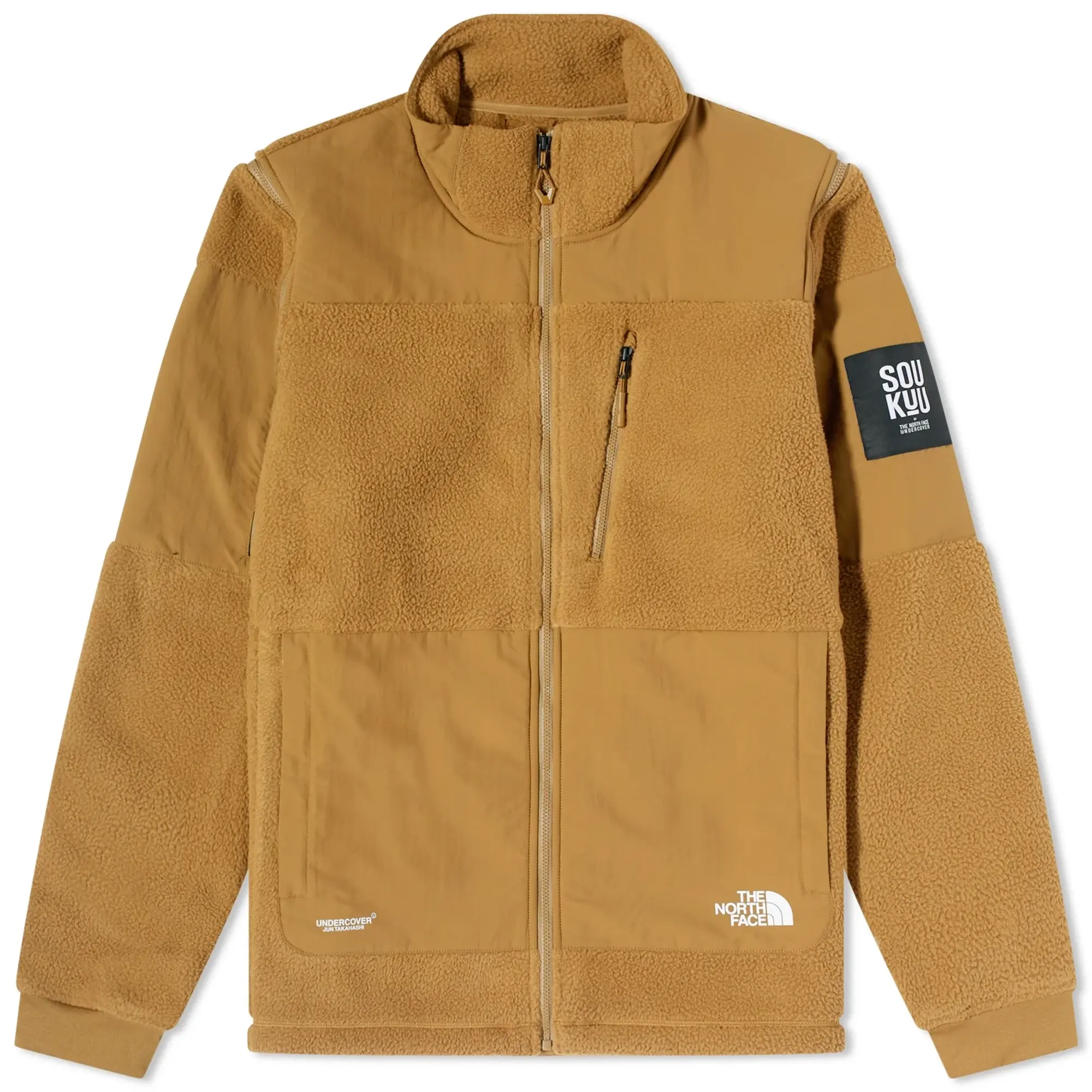 The North Face Zip-off Fleece Jacket x Undercover - Brown