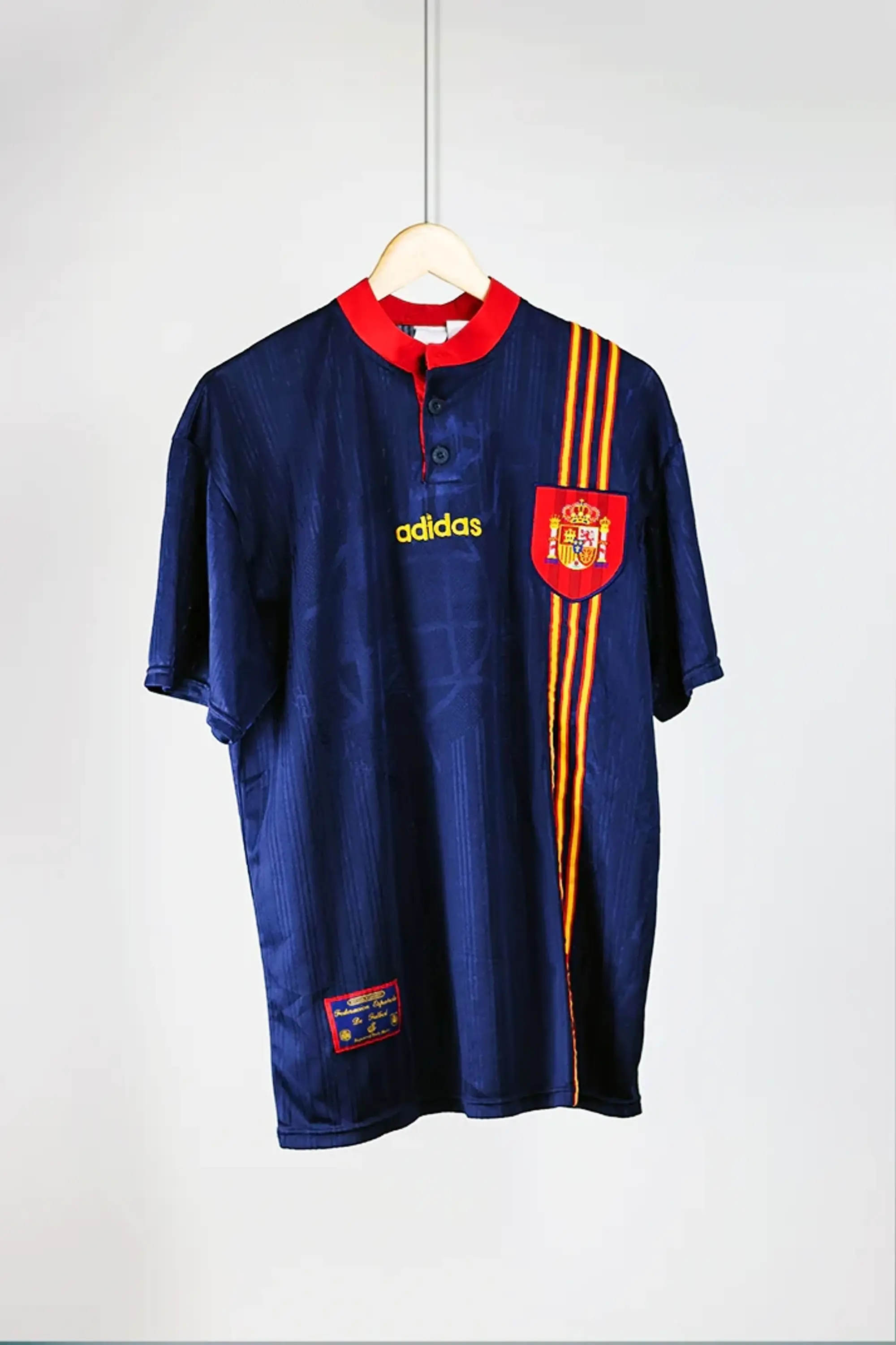 adidas Spain Mens SS Away Shirt 1996