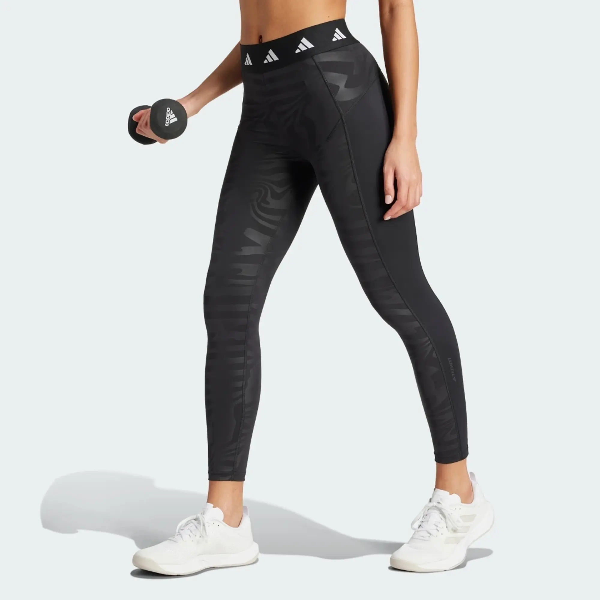 Adidas Techfit Printed Leggings 7/8 - Black, IN6879