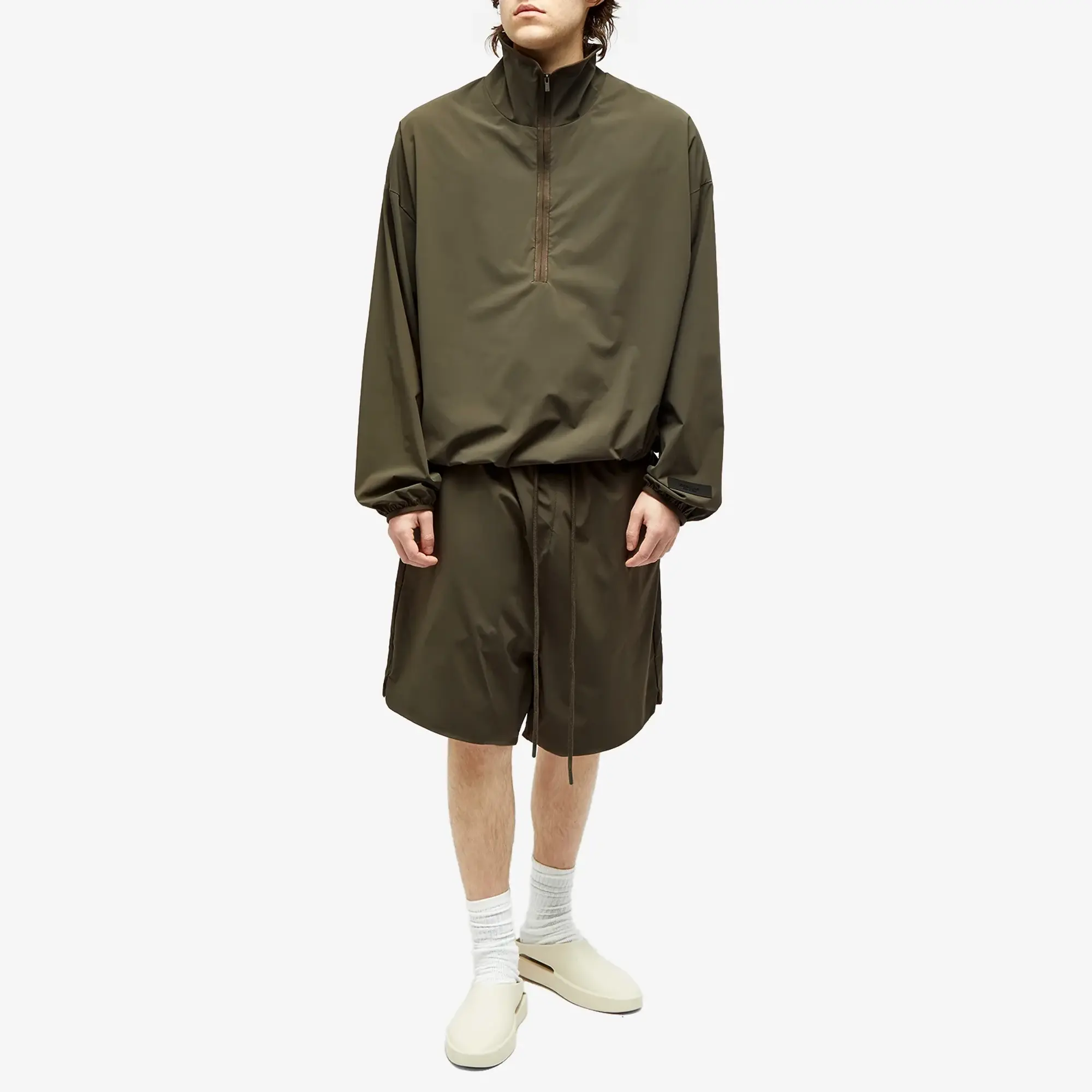 Fear of God ESSENTIALS Men's Spring Nylon Relaxed Shorts Ink