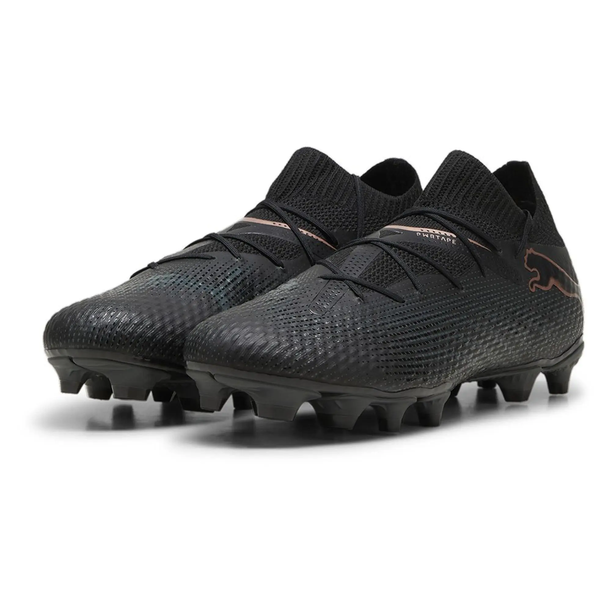 PUMA Future 7 Pro FG/AG Football Boots, Black/Copper Rose