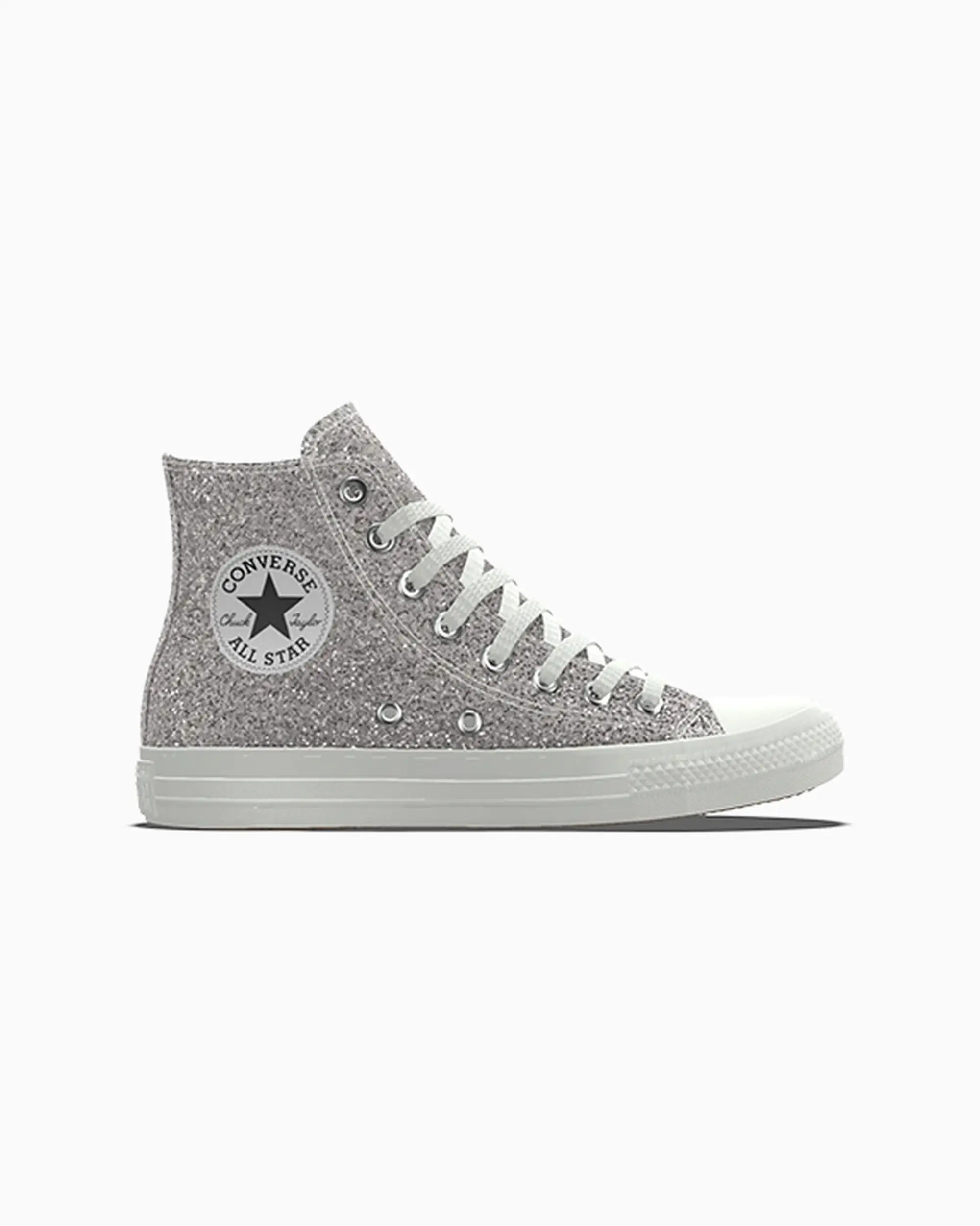 Converse Custom Chuck Taylor All Star Glitter By You - Silver